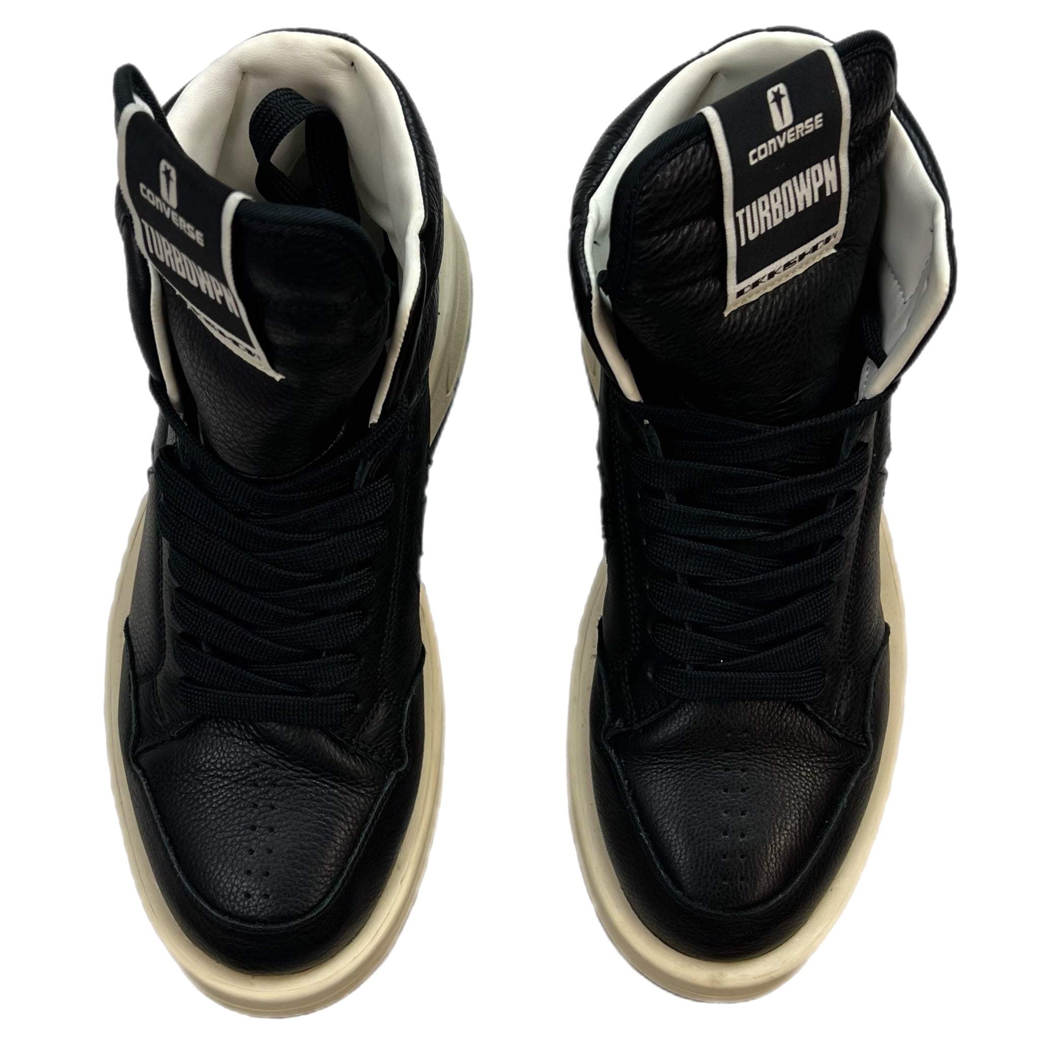 Rick Owens DRKSHDW x Converse TURBOWPN Mid Black (Used)