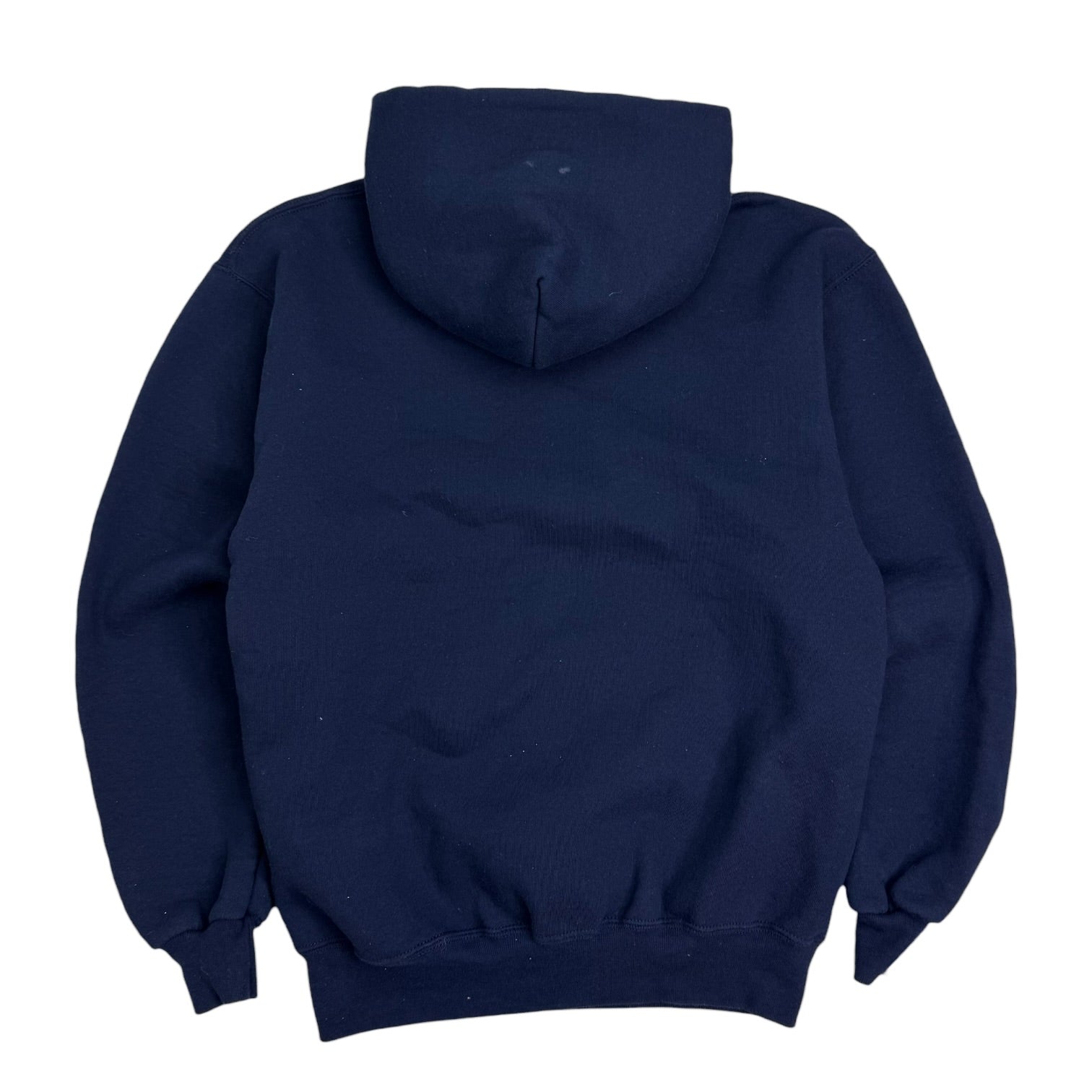 Vintage Russell Athletics Blank Hoodie Navy Blue