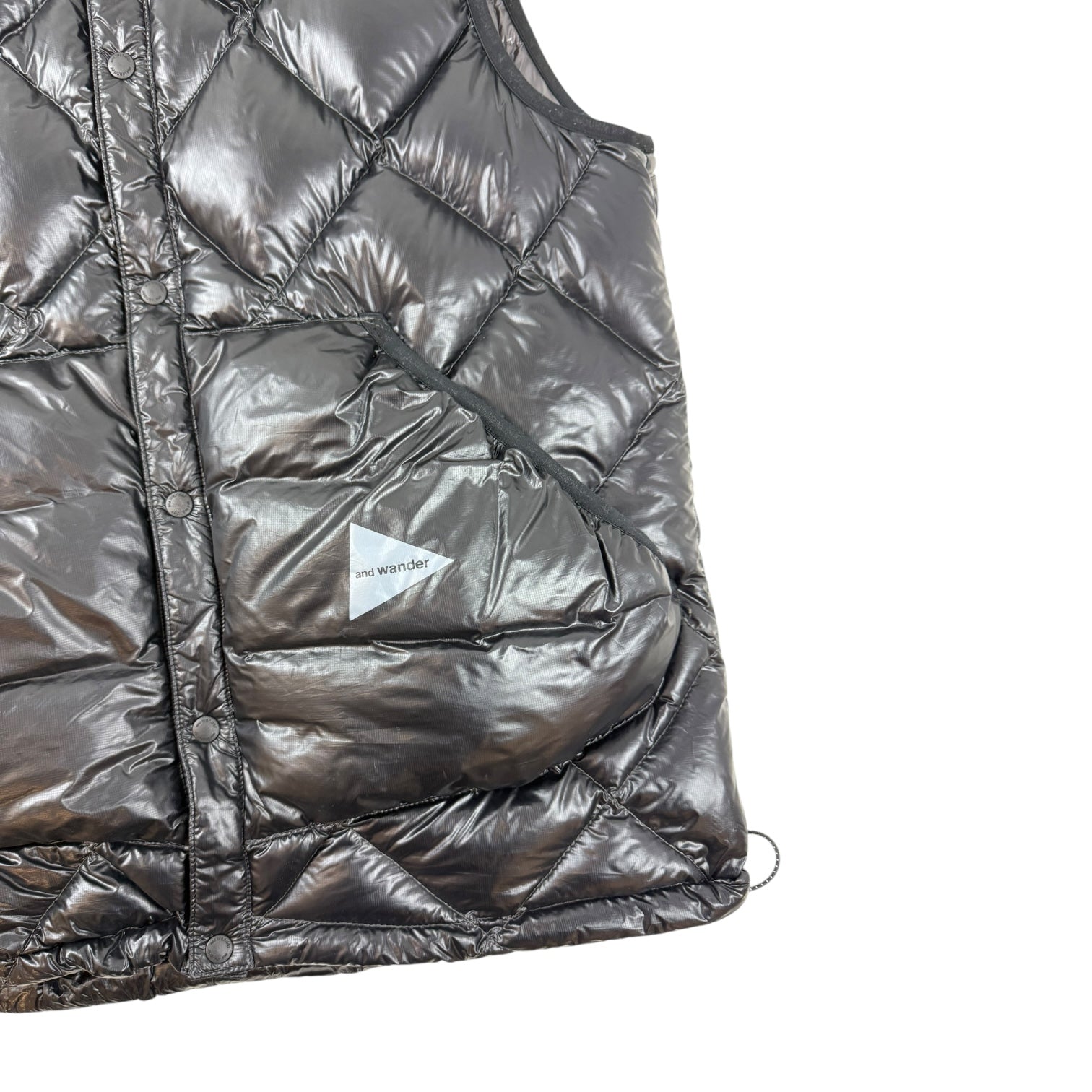 And Wander Diamond Stitch Down Vest