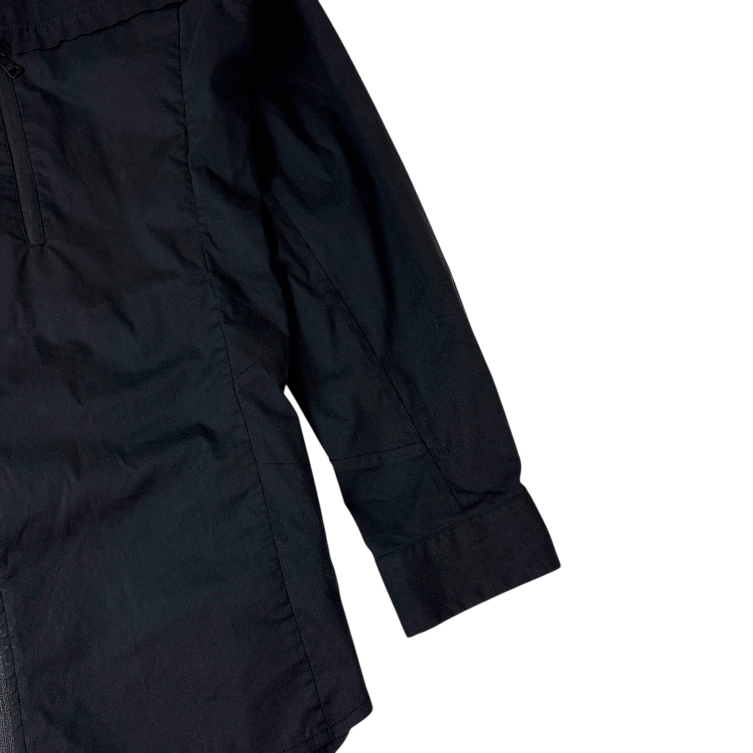 Prada SS08 Zip Shirt Jacket Black