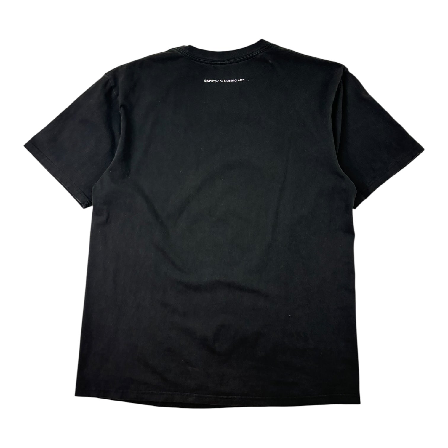 BAPE Rhinestone Studded College T-Shirt Black