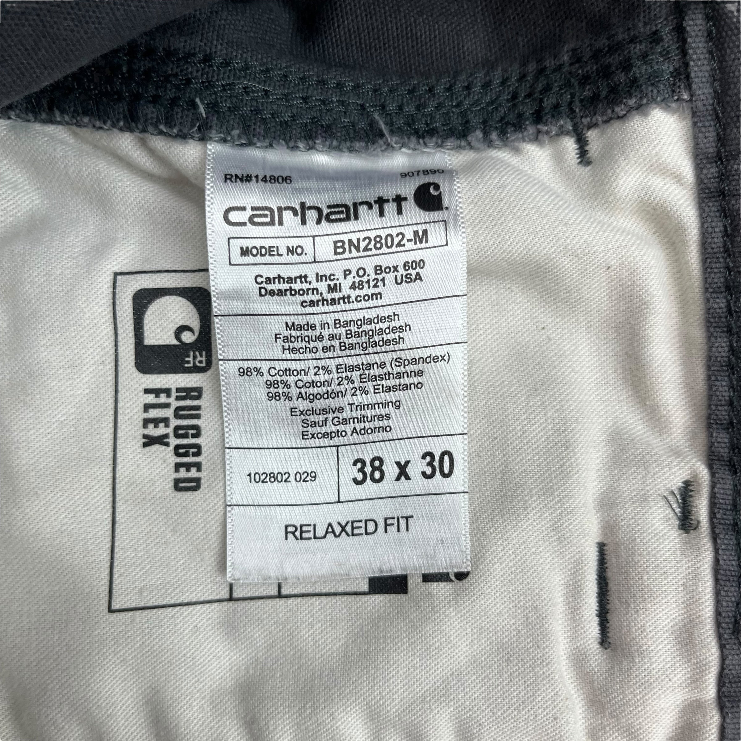 Vintage Carhartt Double Knee Work Pants Grey