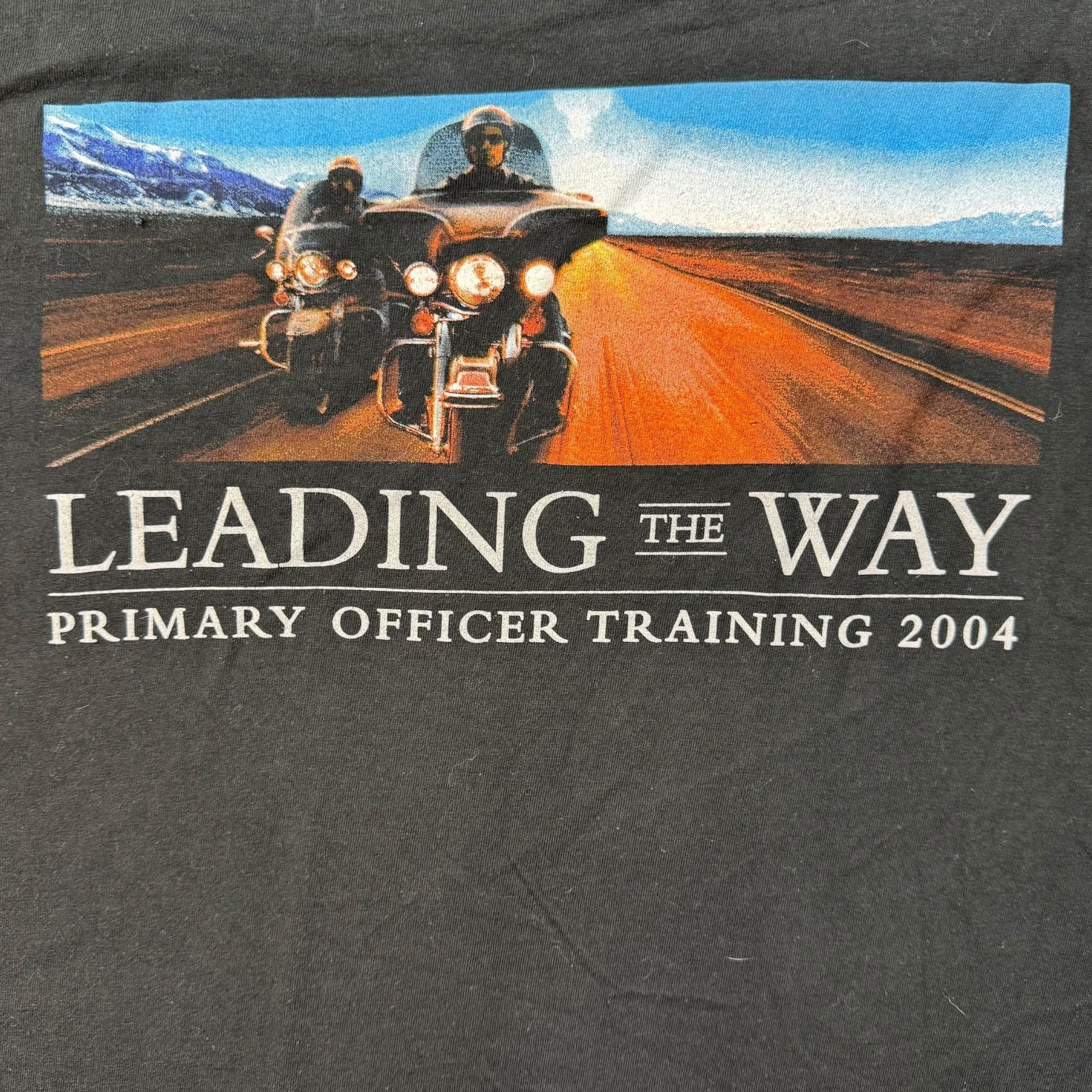 2004 Primary Officer Training Tee Black