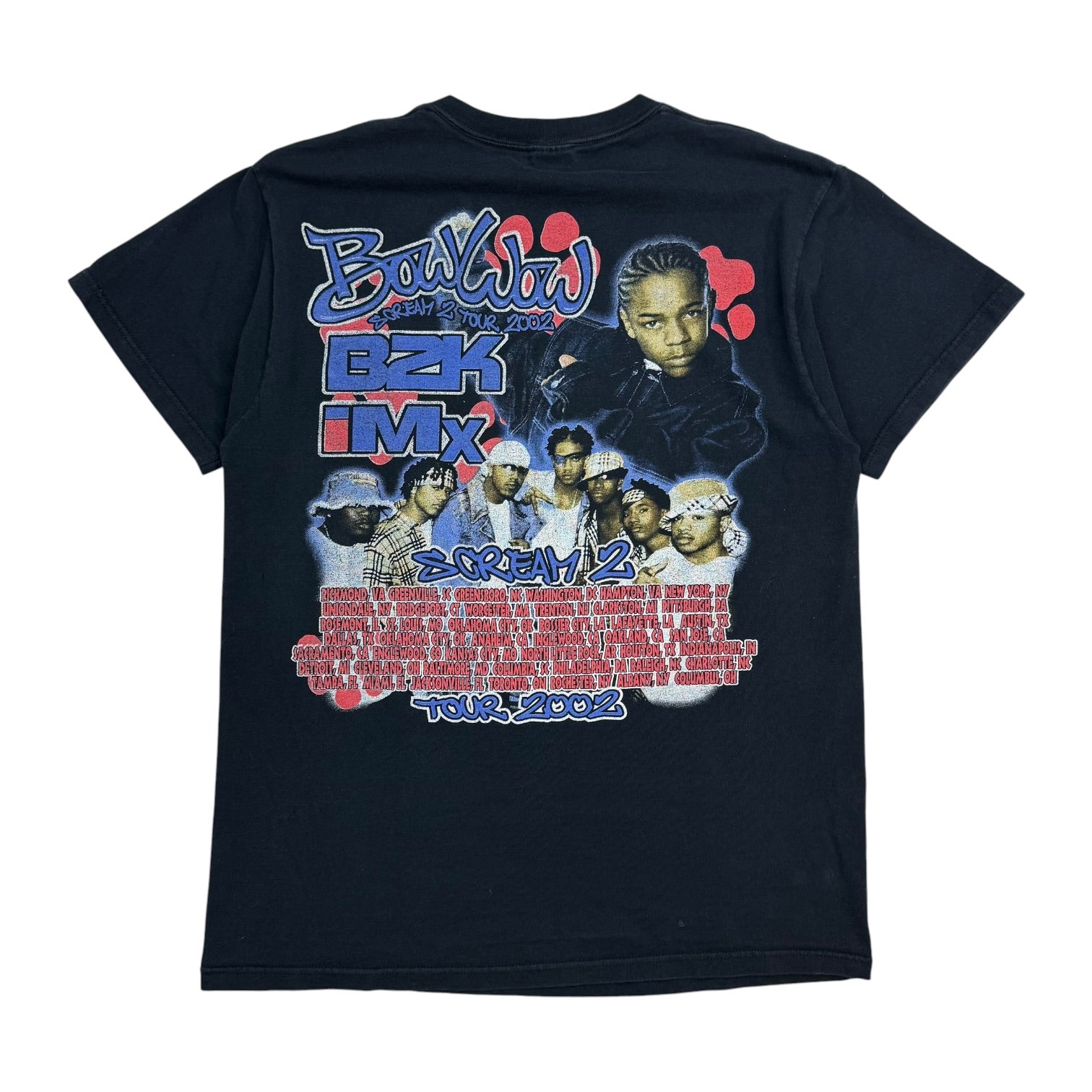 2002 Lil Bow Wow's Scream 2 Tour Tee Black