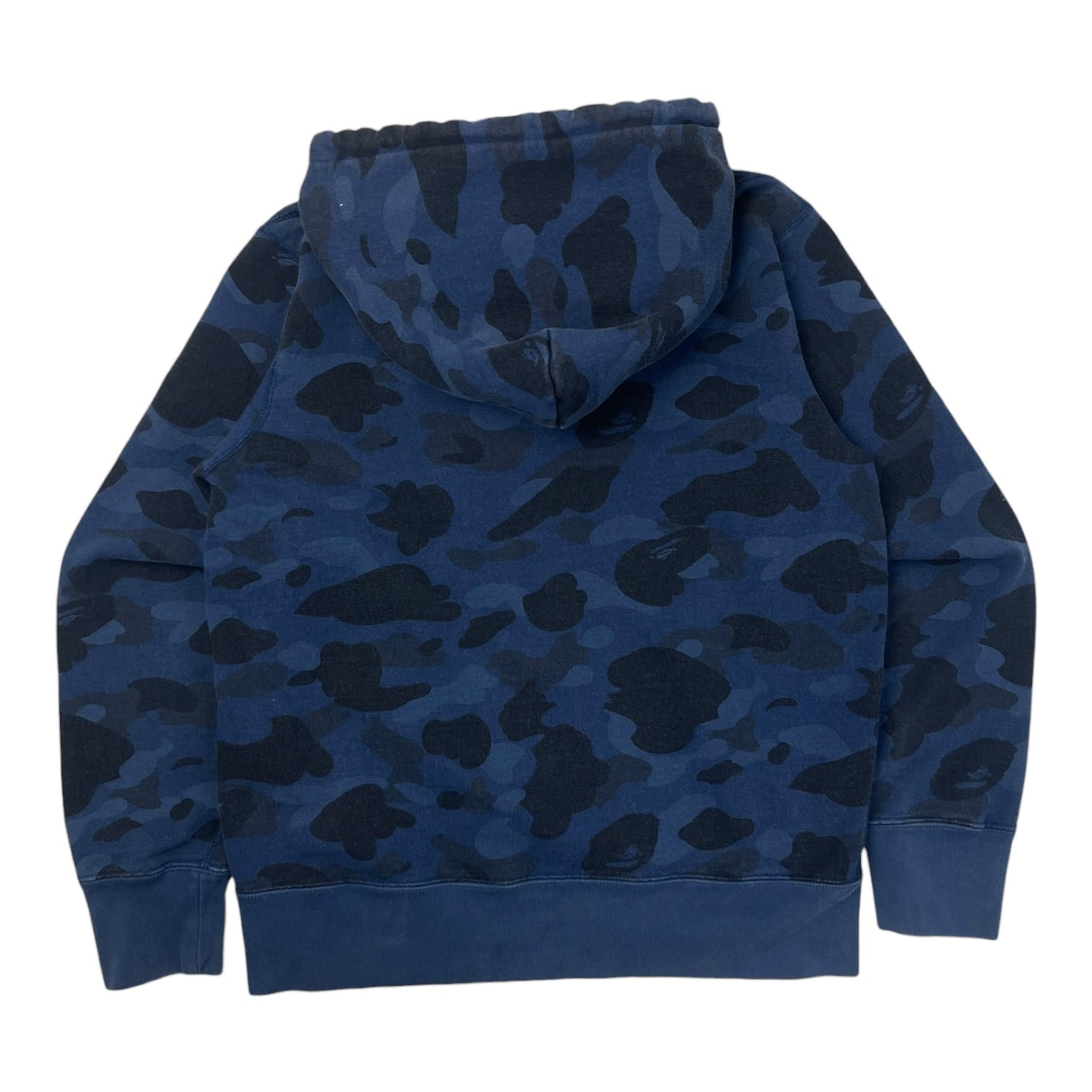 Womens Bape Camo NYC Logo Hoodie Blue