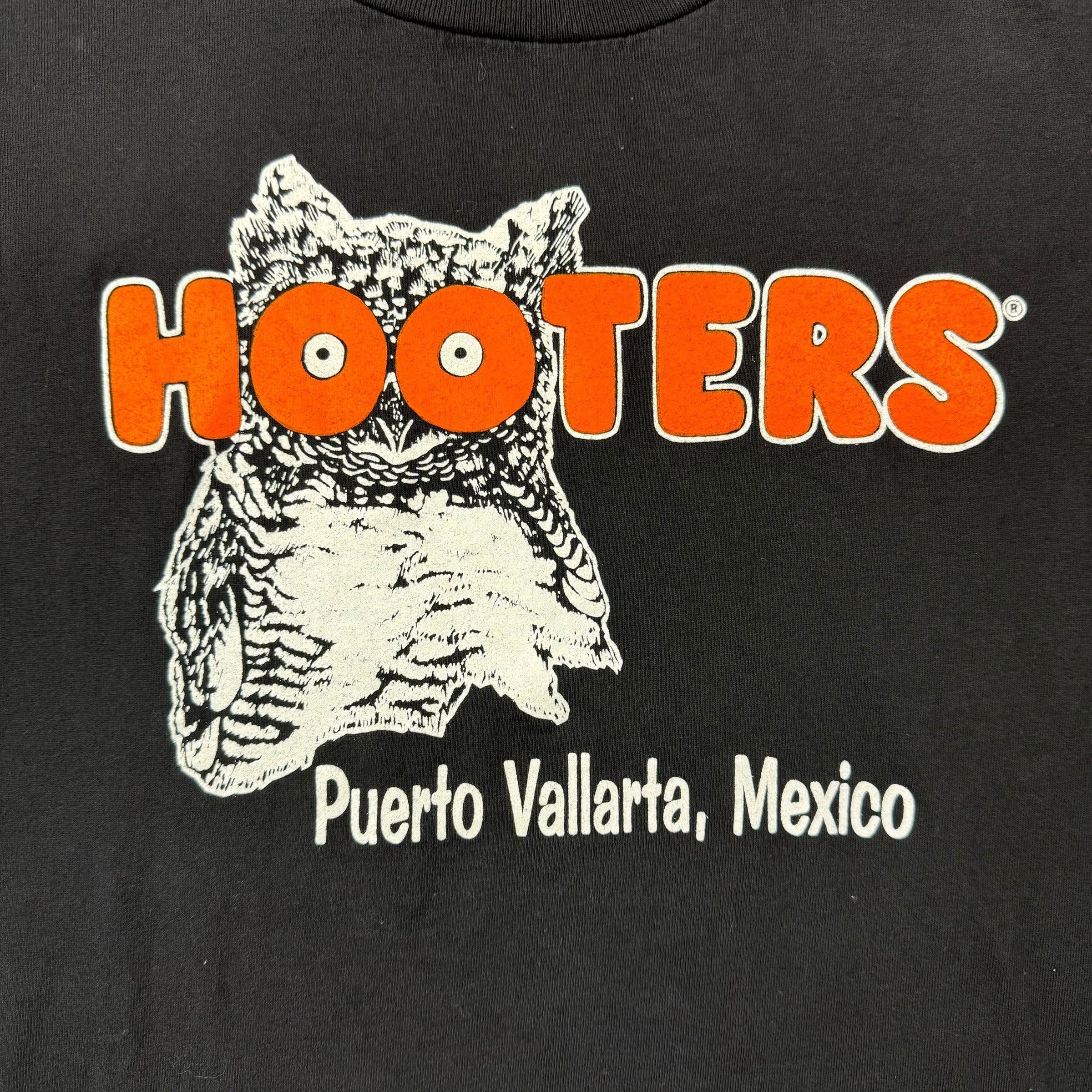 Vintage Hooters Puerto Vallarta Tee Black