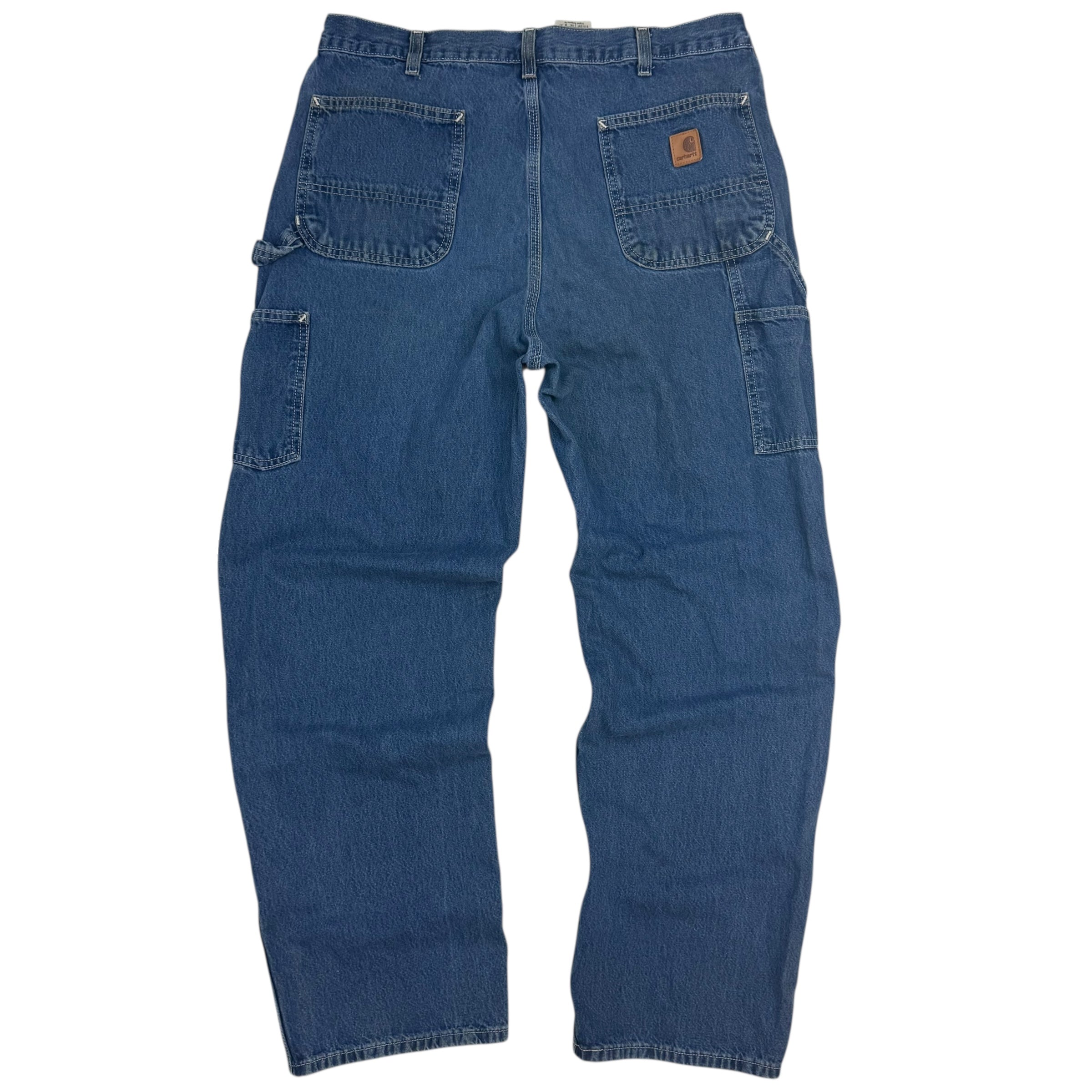 Vintage Carhartt Denim Dungaree Pants Dark Wash