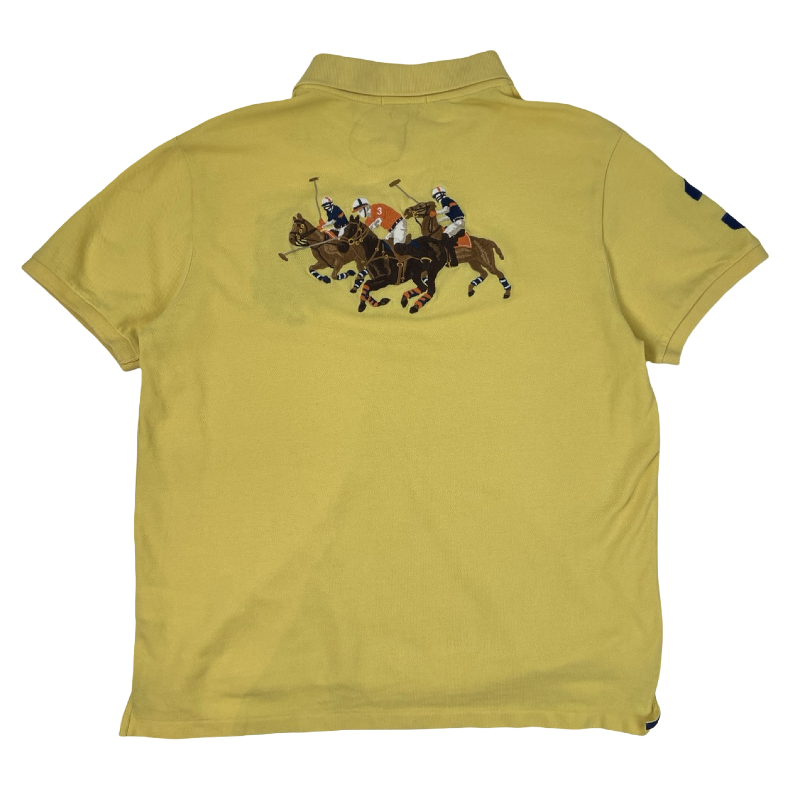 Vintage Polo Ralph Lauren “1967 International Challange Crest” Polo Shirt Yellow