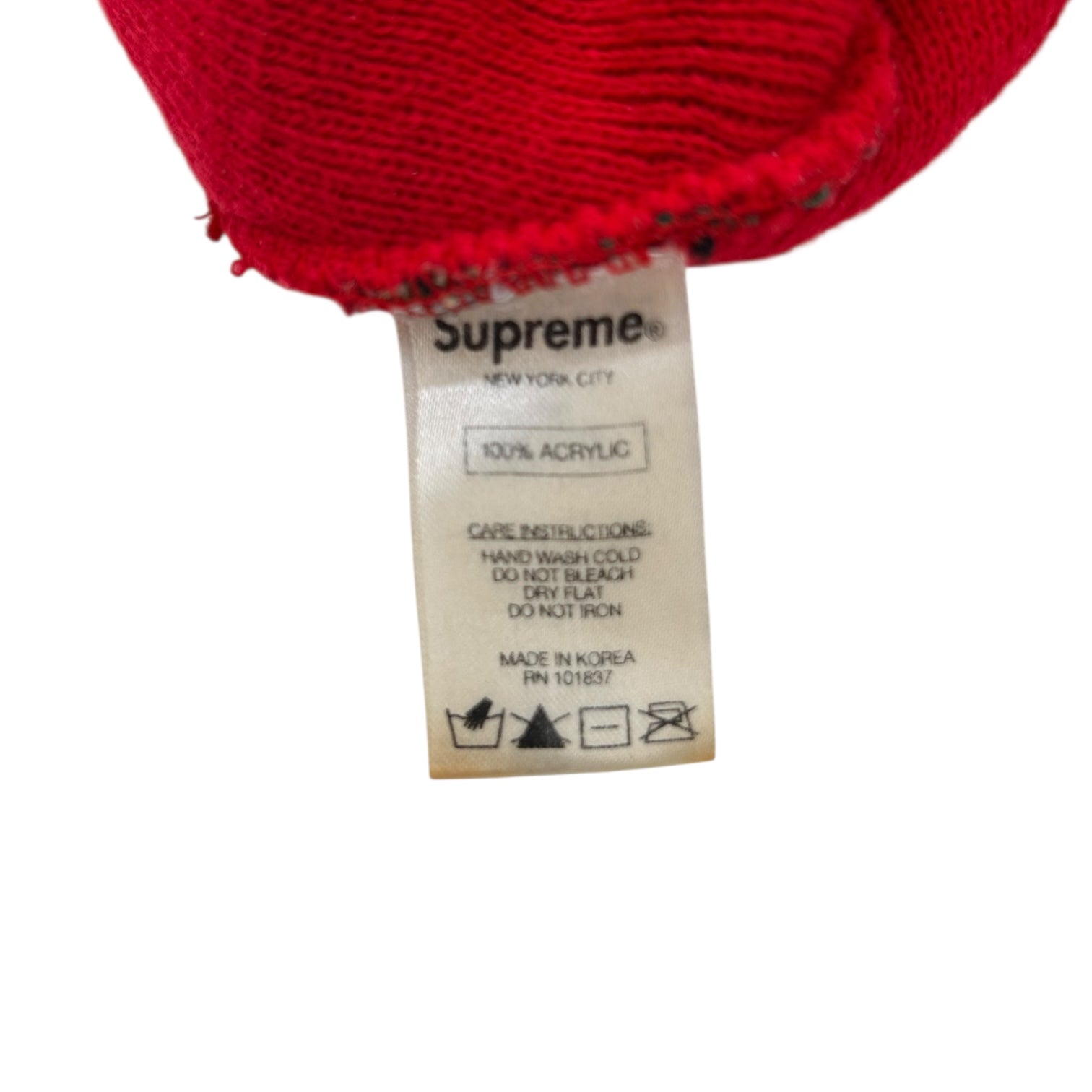 Supreme Jesus Beanie Red