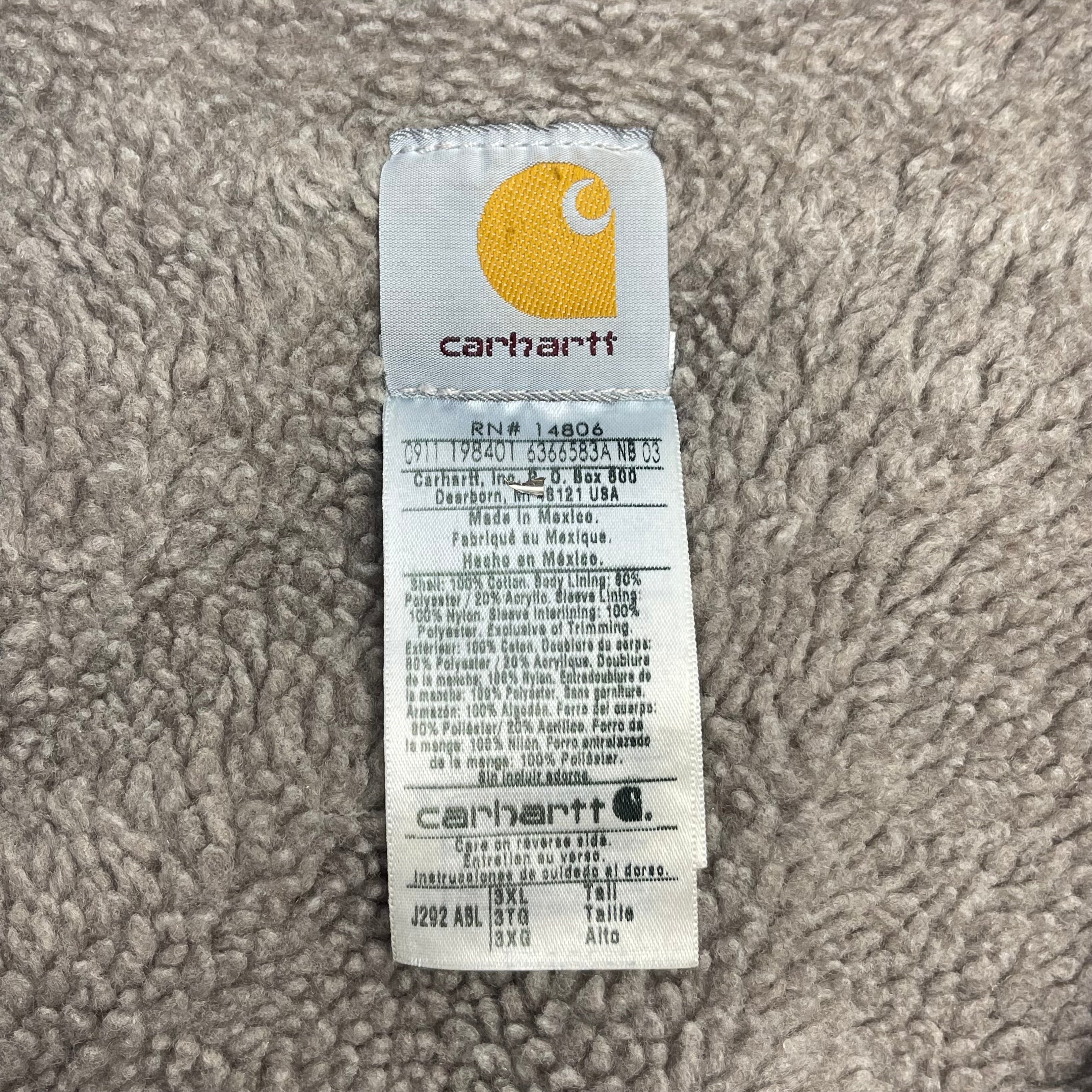 Carhartt Sherpa Lined Trucker Work Jacket