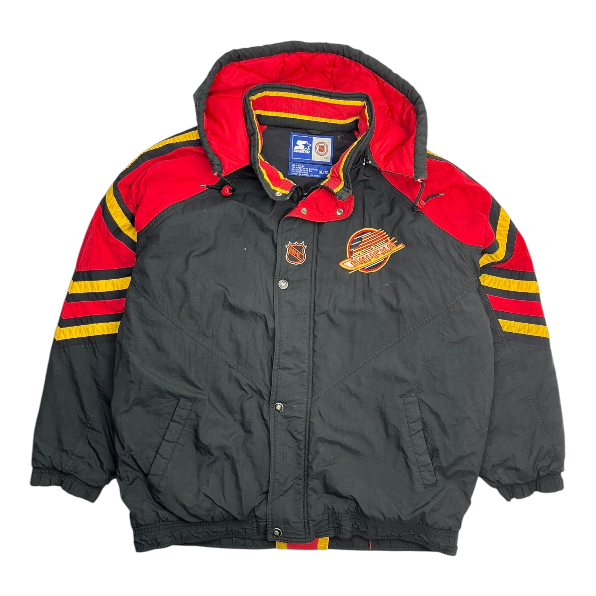 Vintage Vancouver Canucks Flying Skate Starter Jacket
