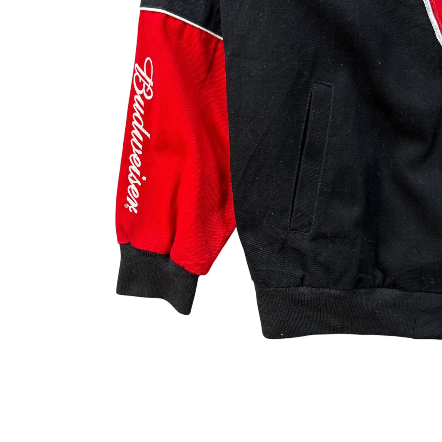 Vintage Jeff Hamilton NASCAR Kevin Harvick Racing Jacket Black/Red