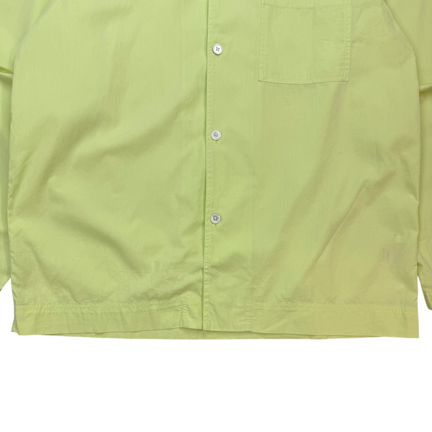 Stussy x Tekla Poplin Pyjama Shirt Green