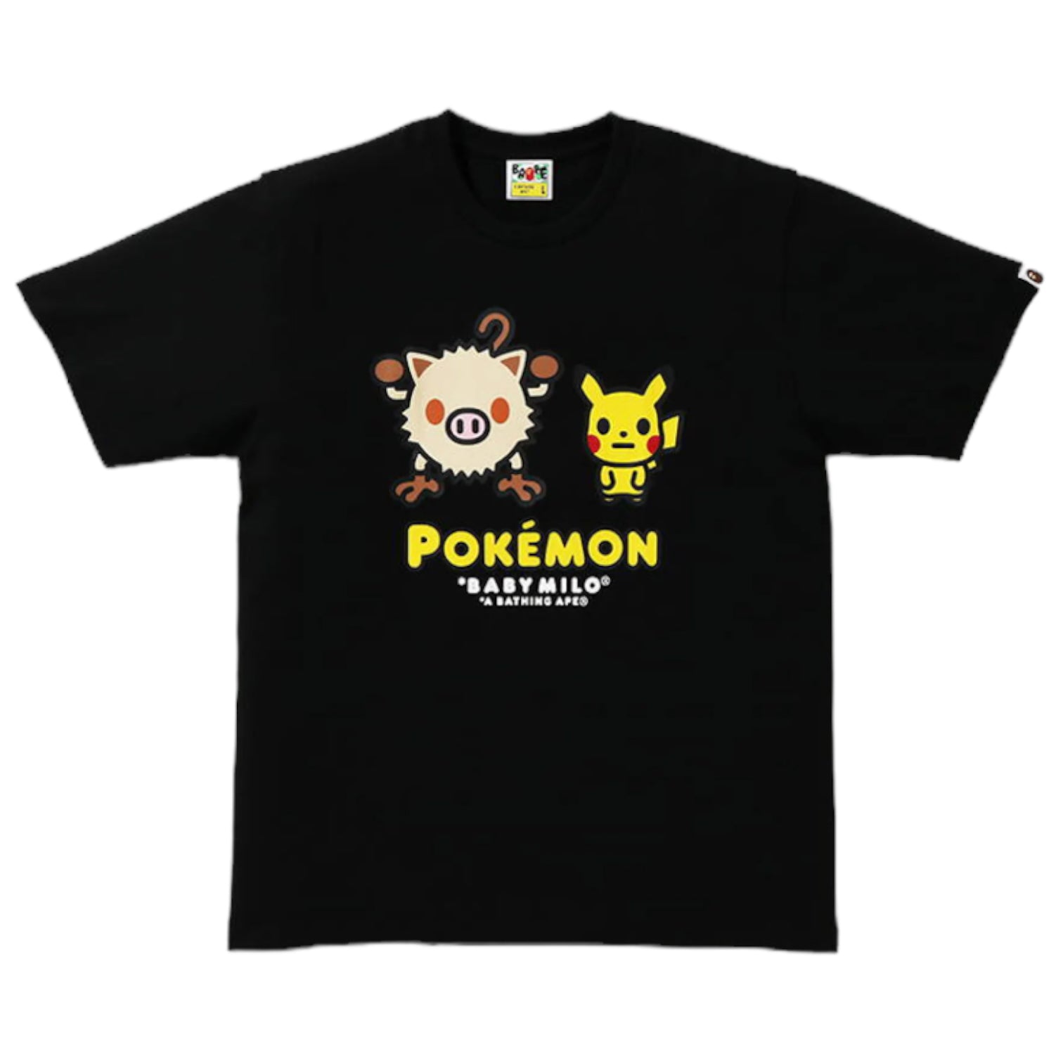 BAPE Baby Milo Pokemon Shirt - Black Graphic Shirt