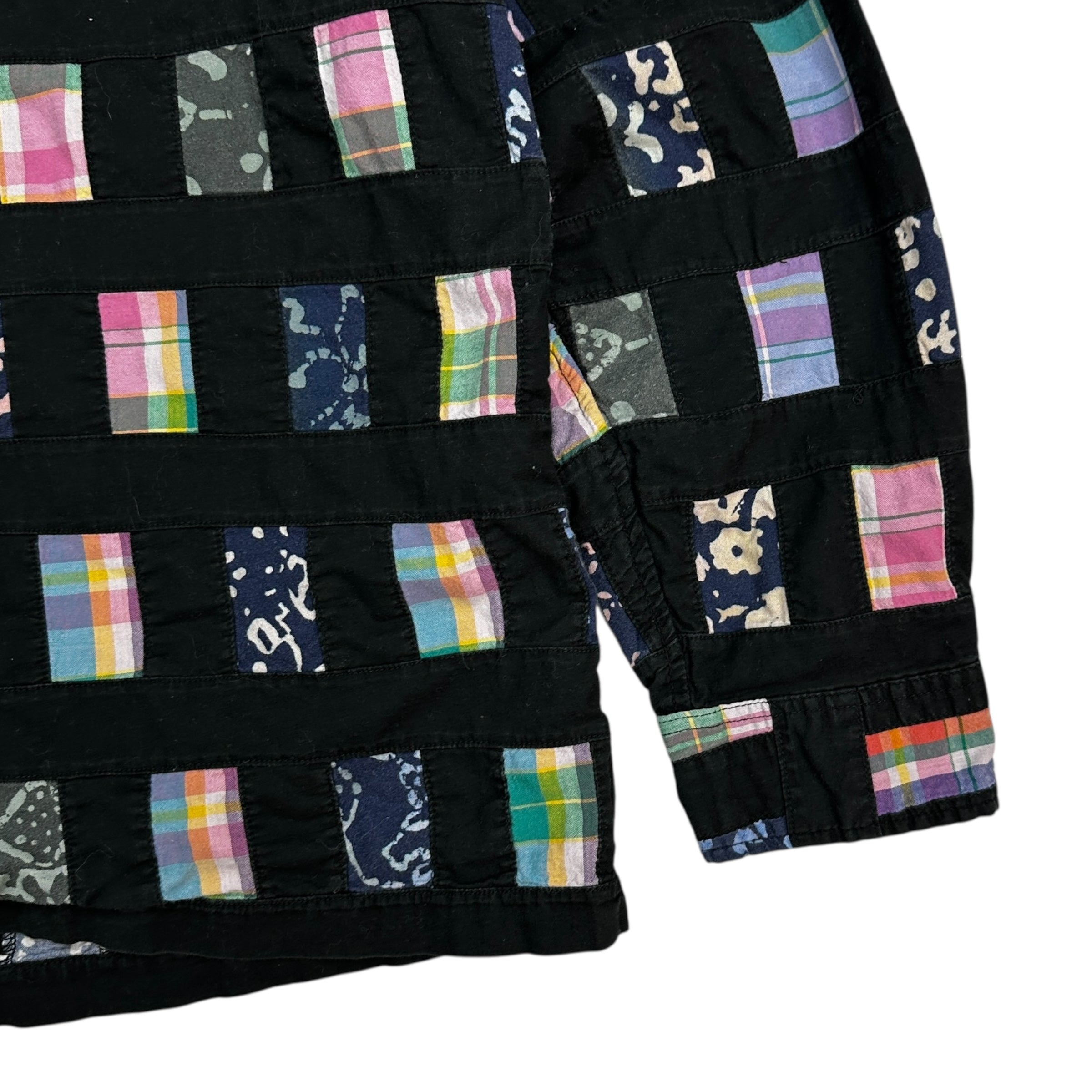 Supreme Patchwork Zip Up Shirt