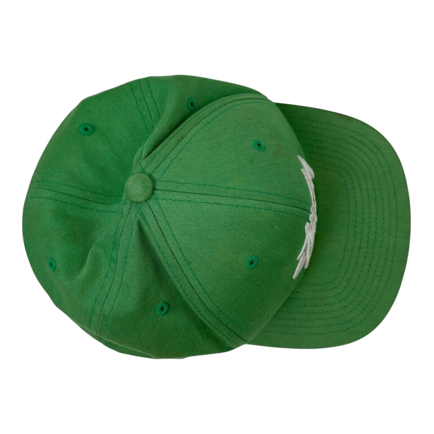 Stussy Stock Logo SnapBack Hat Green