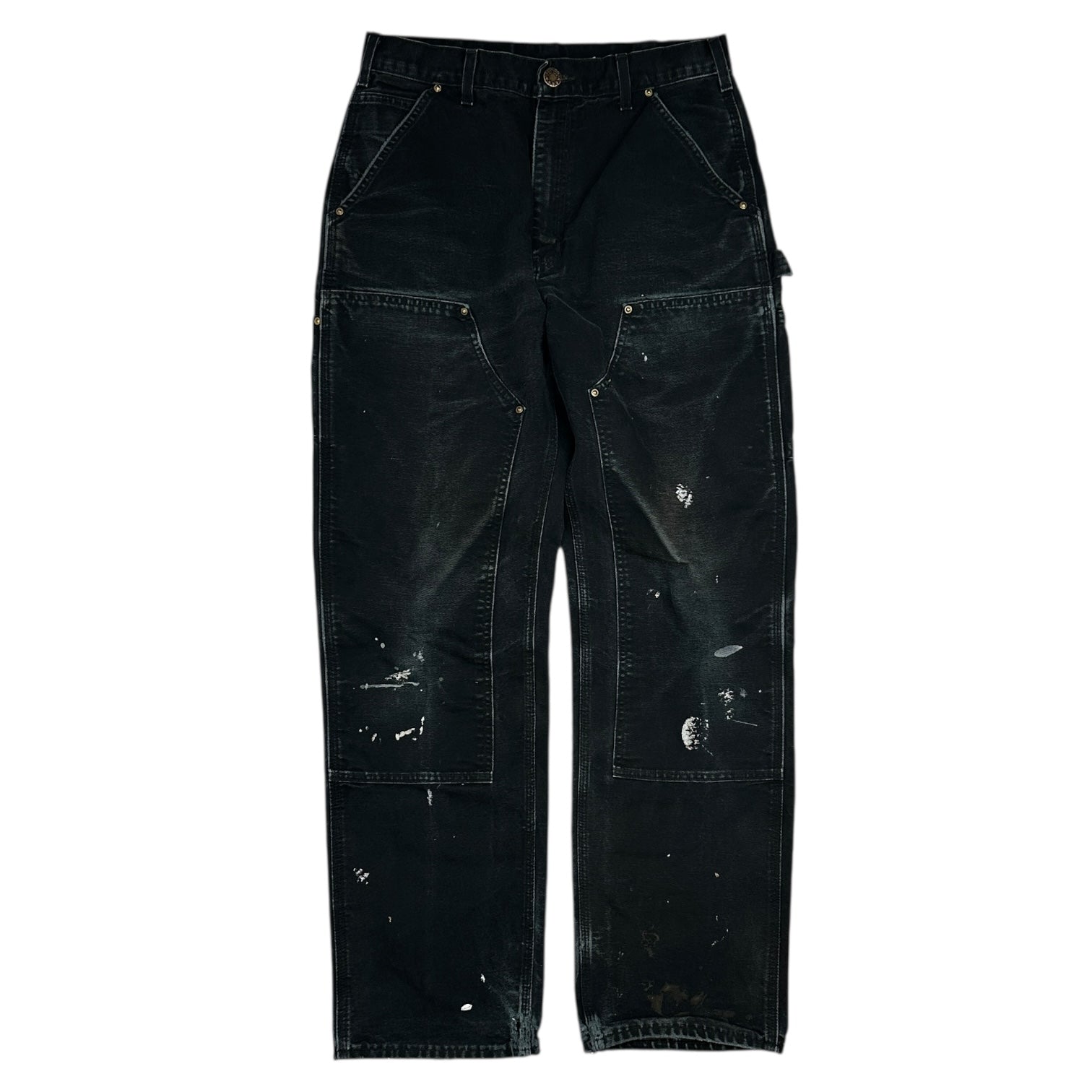 Vintage Carhartt Double Knee Cargos Black