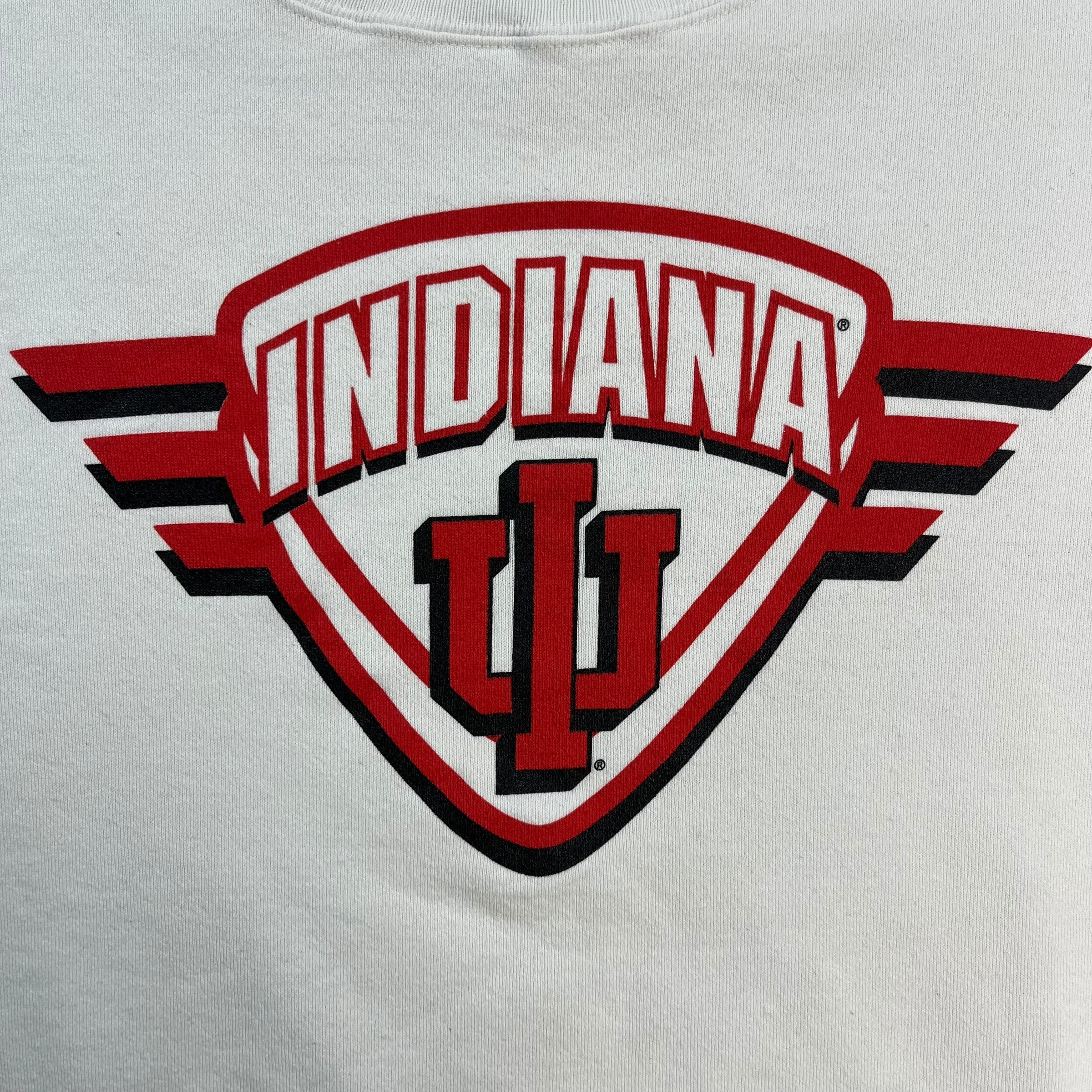 Vintage Indiana University Hoosiers Crewneck White