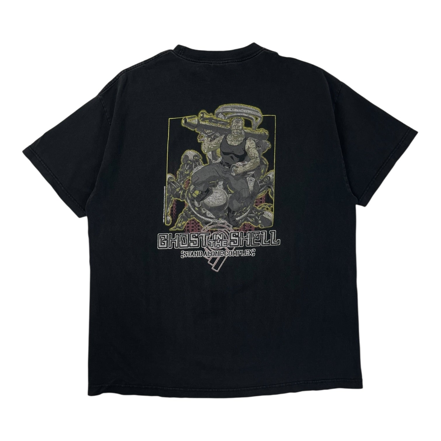 Vintage Ghost in the Shell ‘Stand Alone’ T-Shirt Faded Black