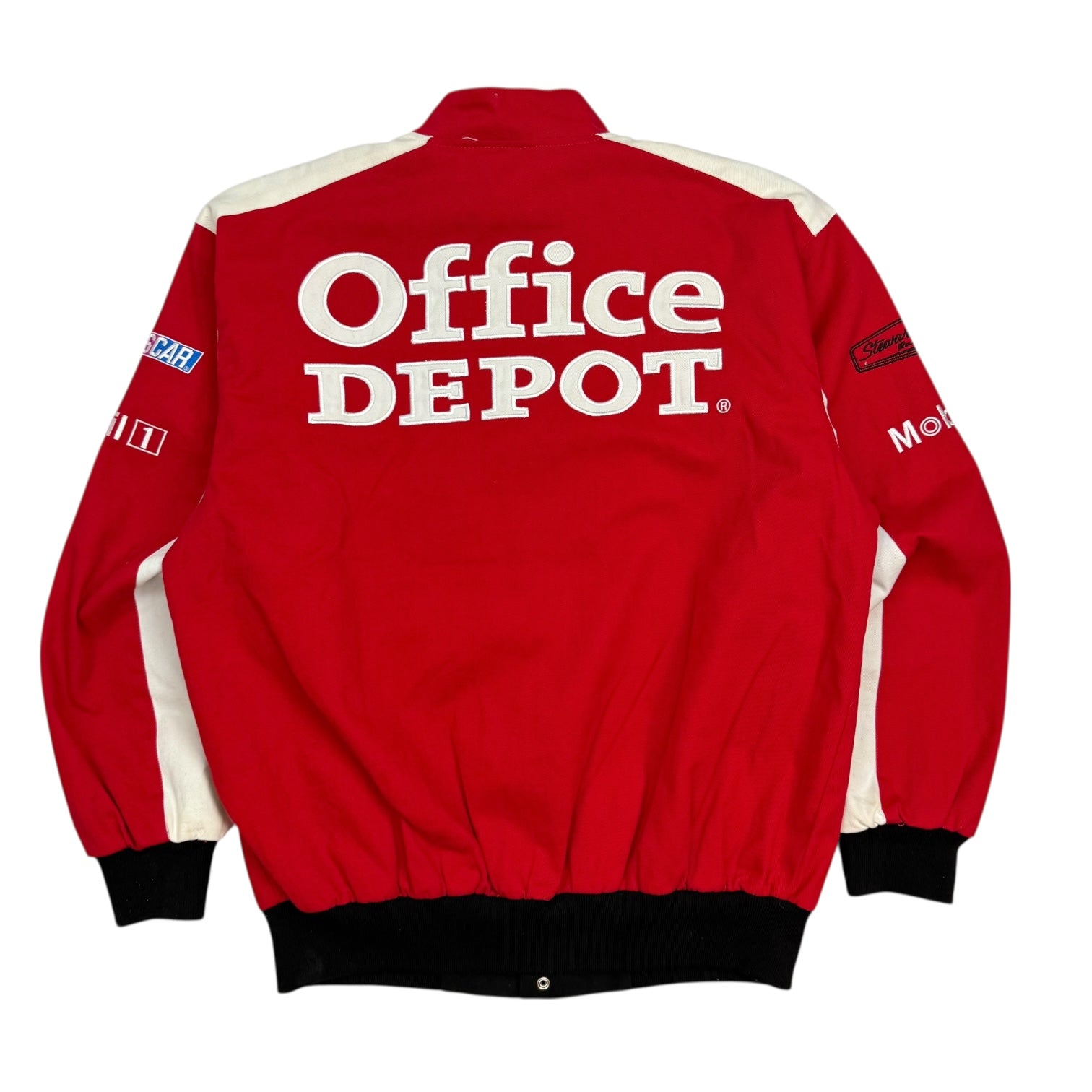 Vintage NASCAR Tony Stewart Two Time Champ Jacket Red