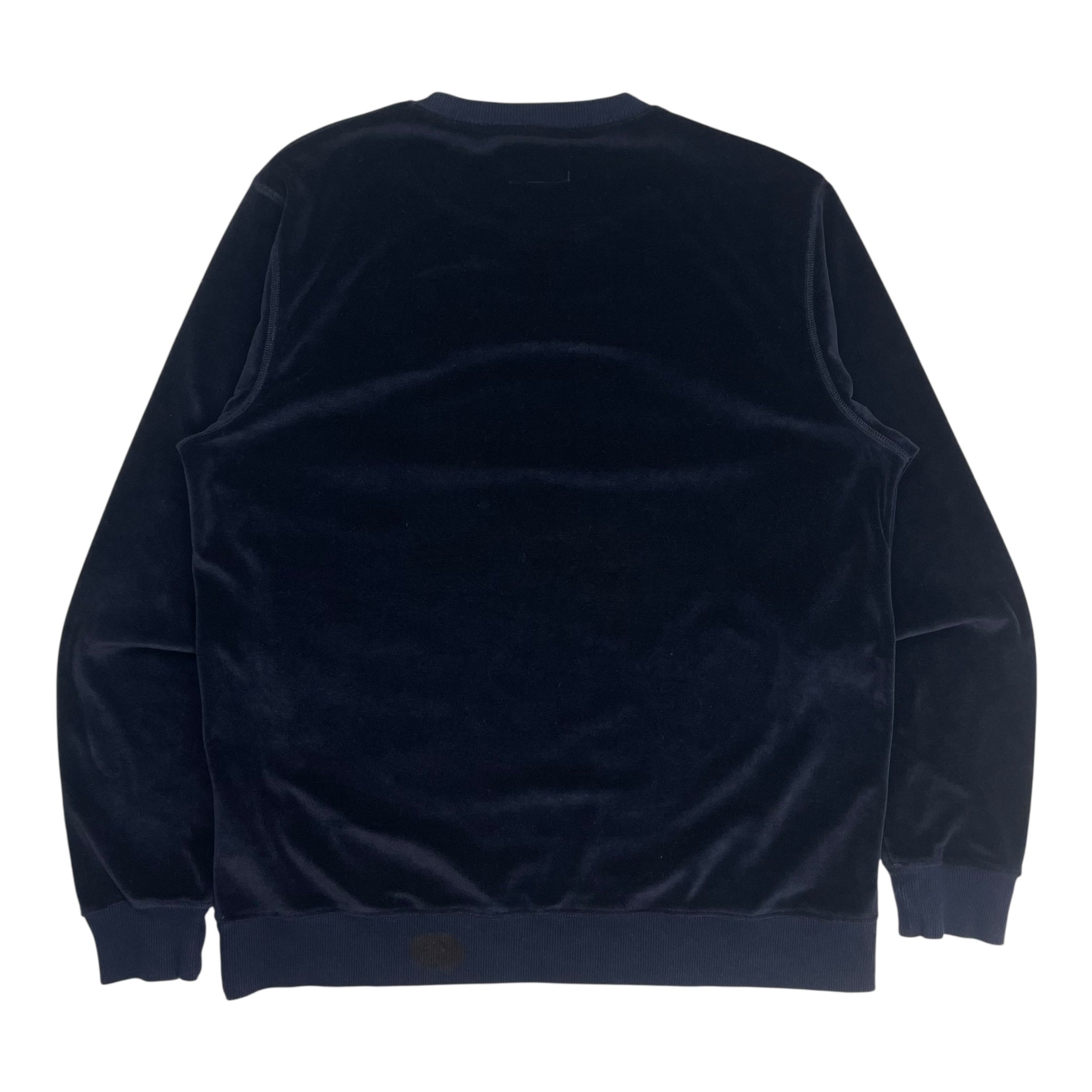 Stussy Velvet Velour Sweatshirt Purple