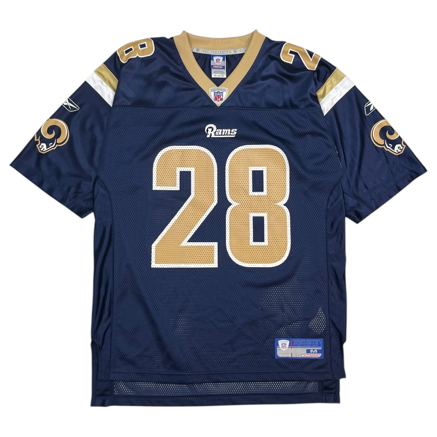 Vintage St. Louis Rams Marshall Faulk Jersey Navy