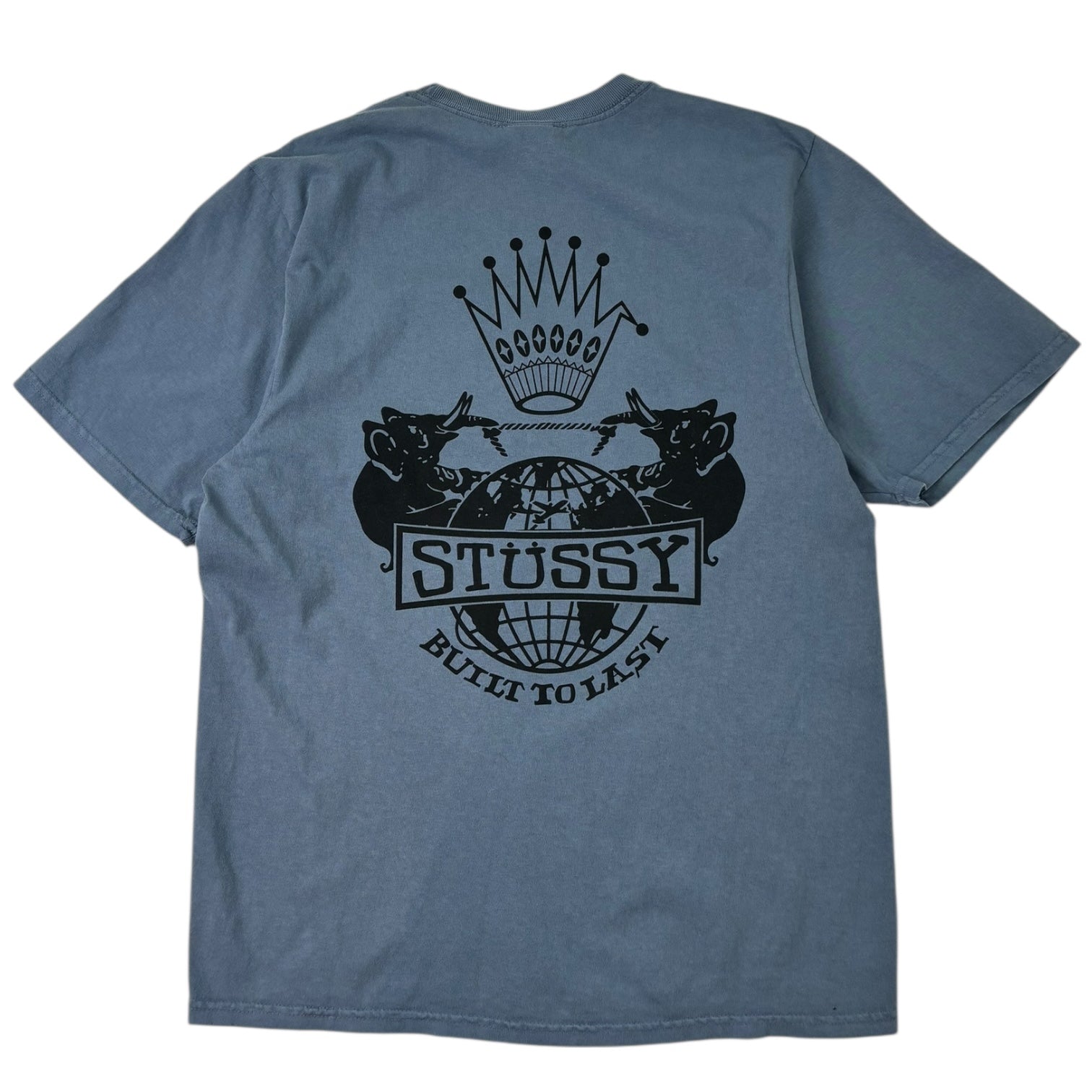 Stussy Built To Last Pigment Dyed T-Shirt Navy