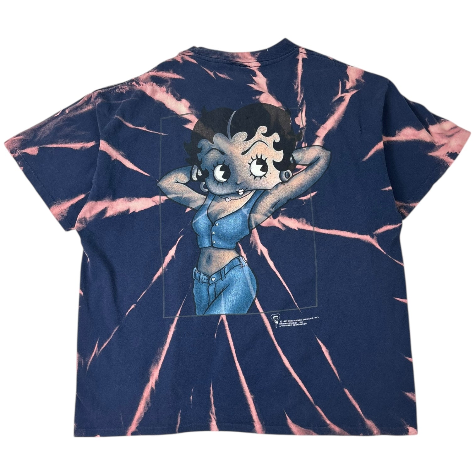 Vintage 1997 Boop Wear Betty Boop Pin-Up T-Shirt Purple