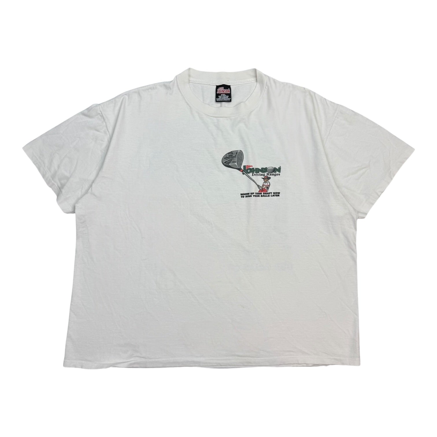 Vintage Big Johnson Driving Ranges Tee White