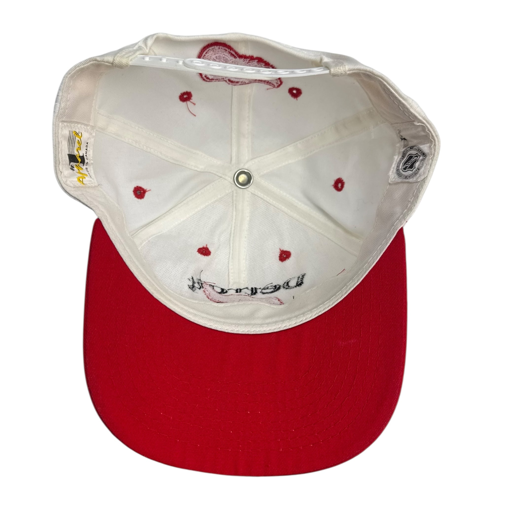 Vintage Detroit Red Wings Spell Out Hat