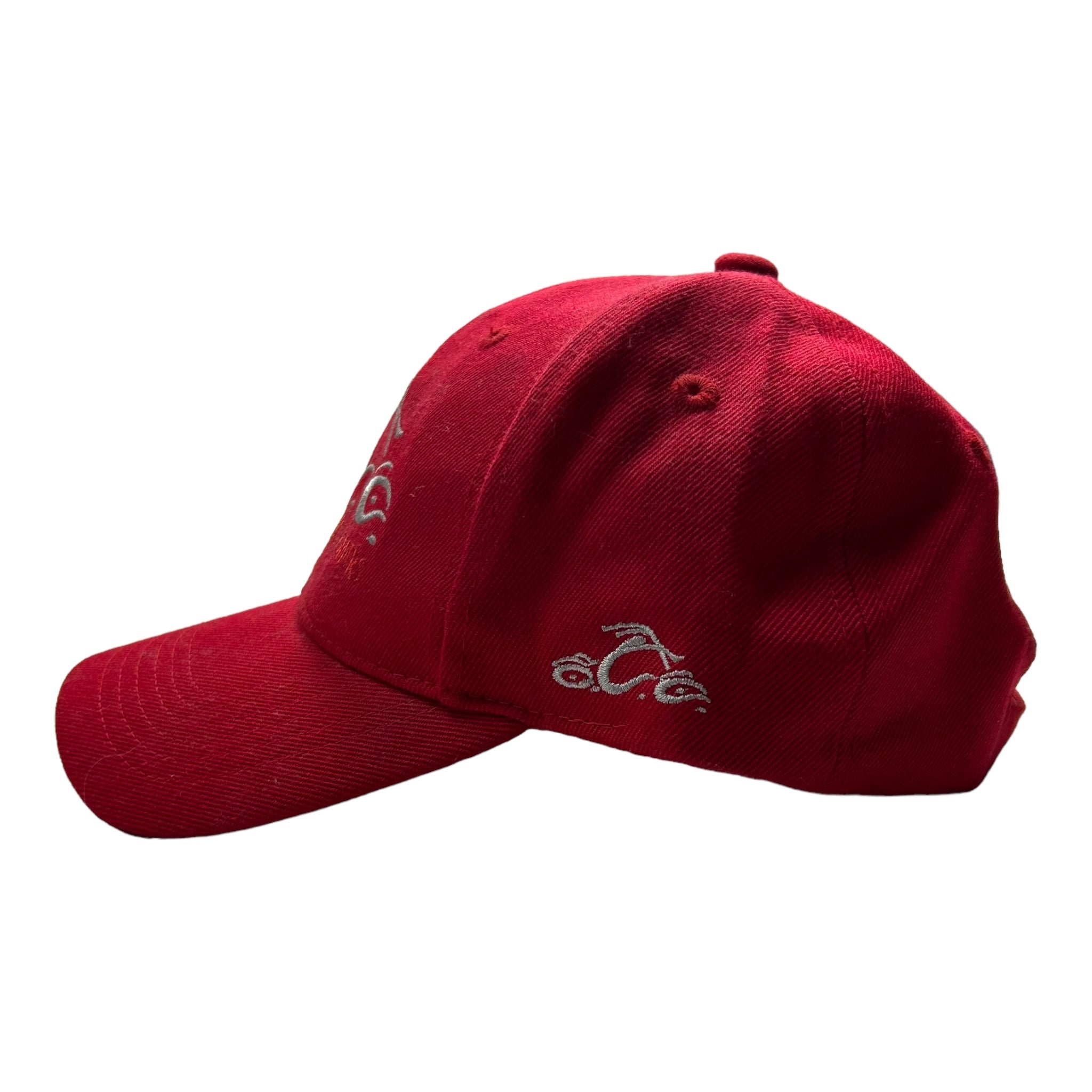 Y2K Orange County Choppers Hat Red