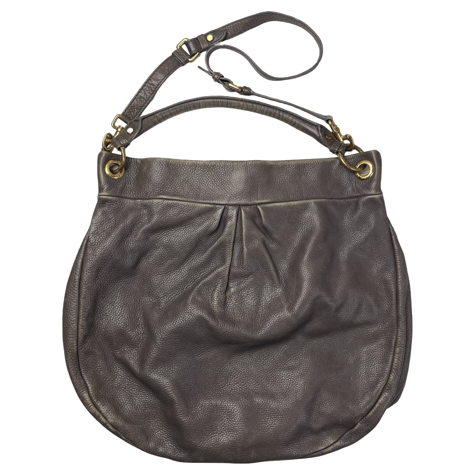 (W) Marc by Marc Jacobs Classic Q Hillier Hobo Bag Taupe