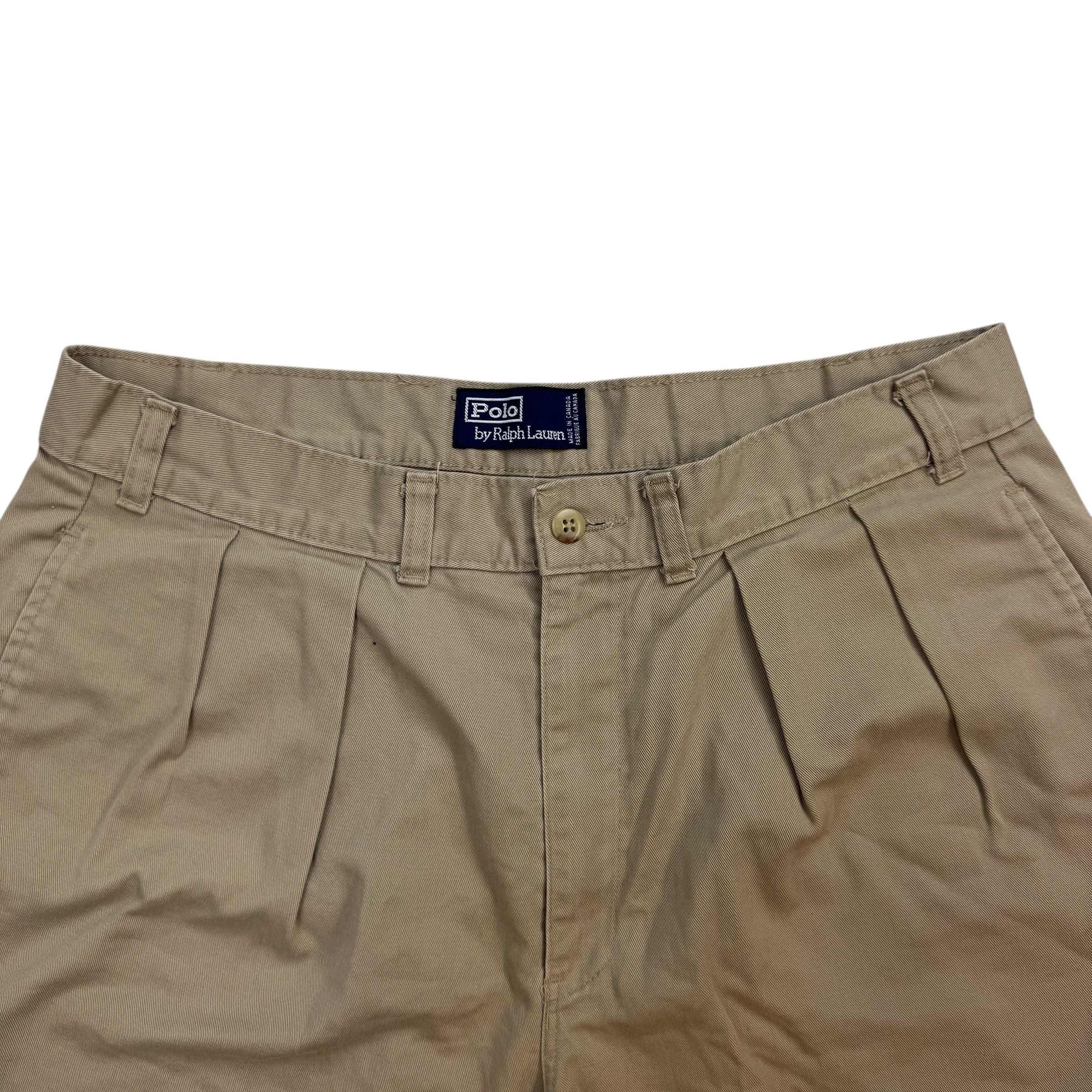 Vintage Polo Classic Chino Shorts Tan