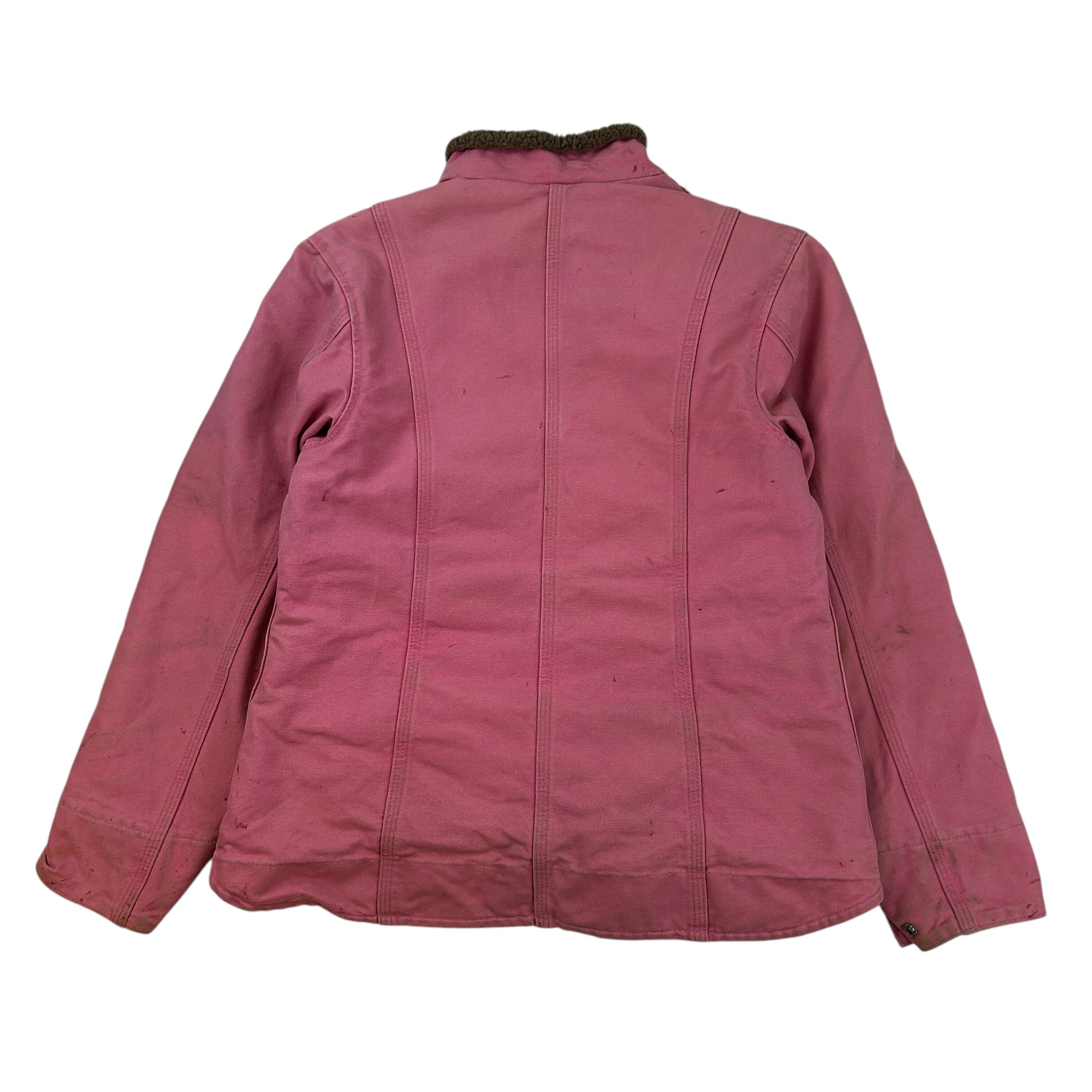 Vintage Carhartt Sherpa Lined Pink Work Jacket