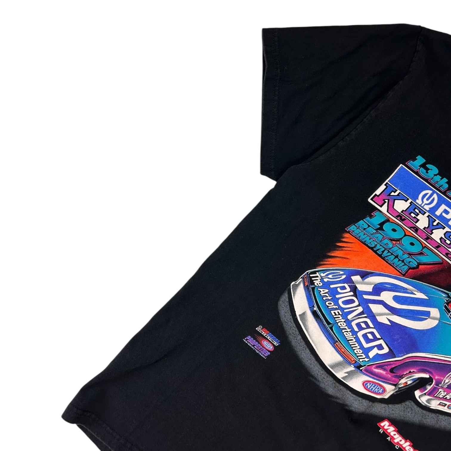 Vintage 1997 Winston Drag Racing T-Shirt Black