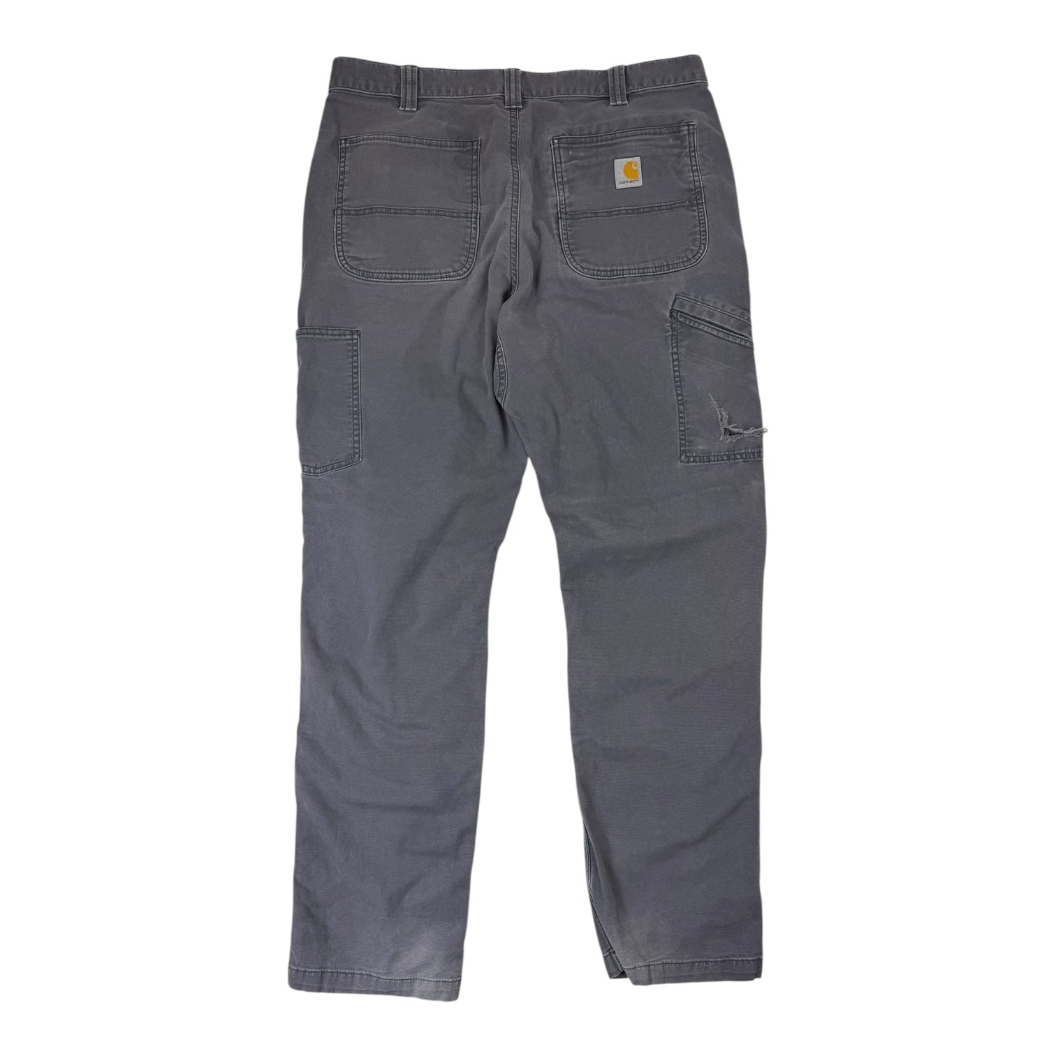 Carhartt Relaxed Double Knee Work Pants Grey