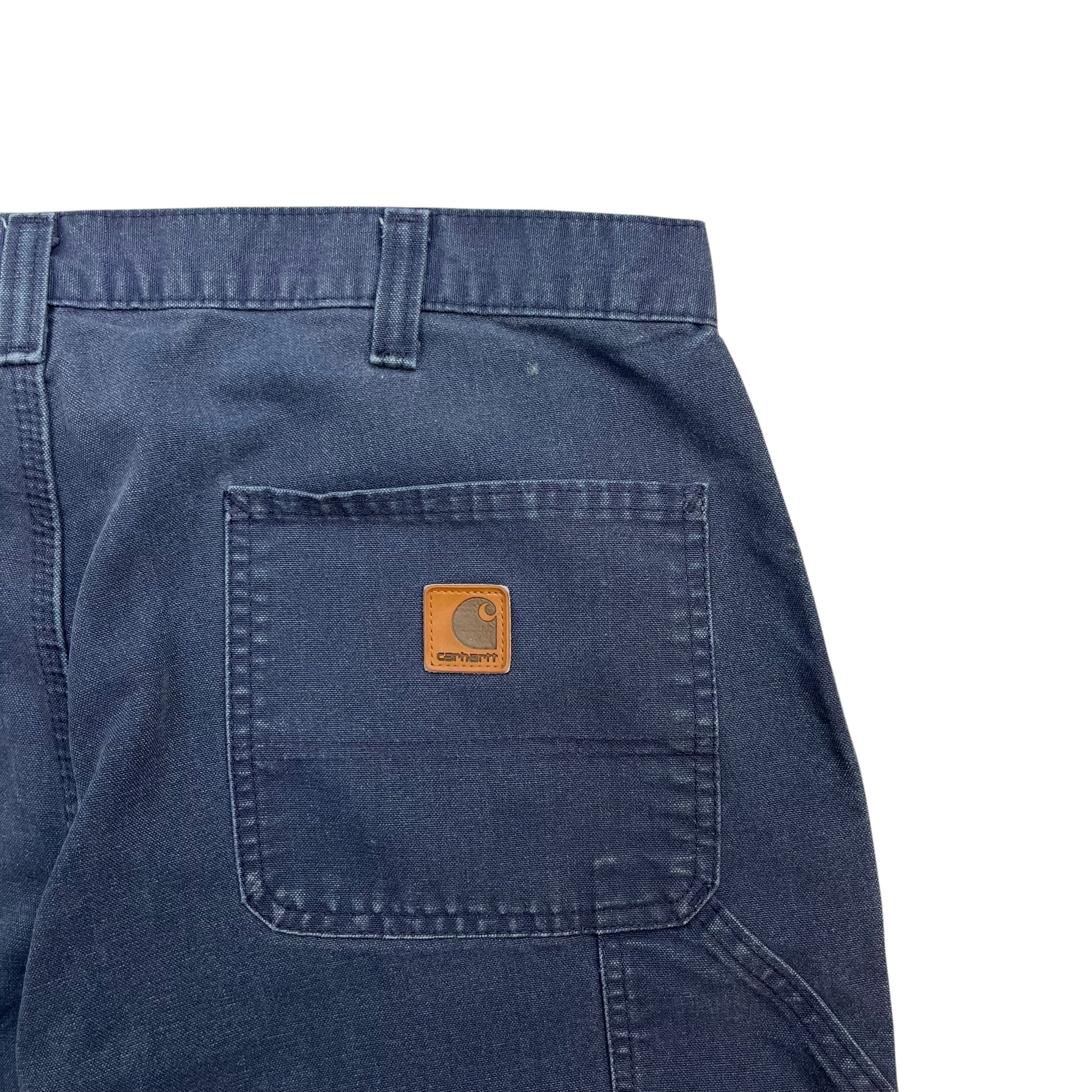 Vintage Carhartt Dungaree Pants Navy Blue