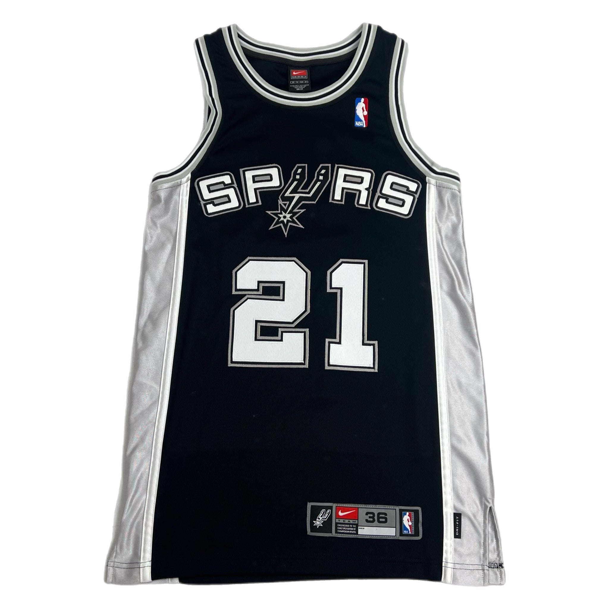 Vintage San Antonio Spurs Team Nike Tim Duncan Jersey
