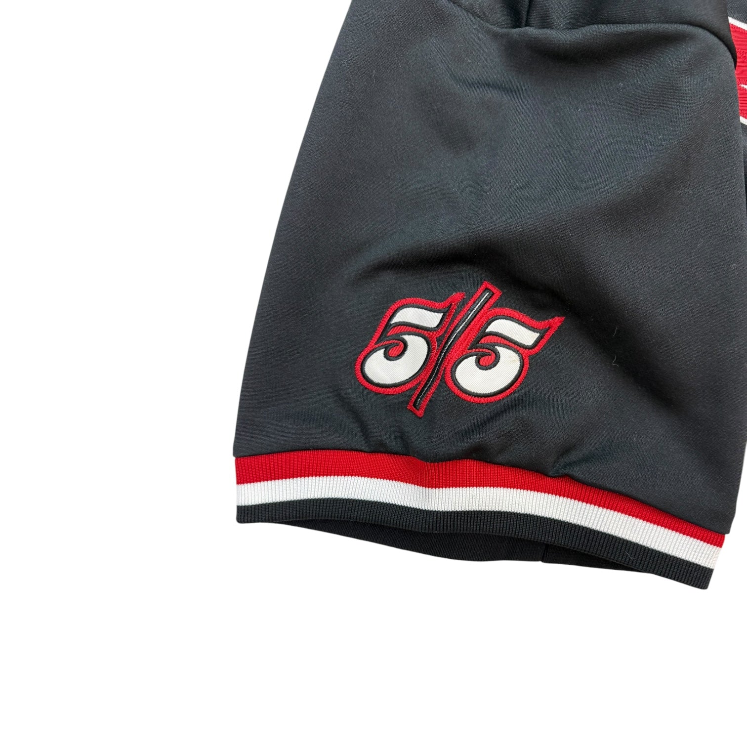 Vintage Y2K Mecca Sports High Five Baseball Jersey Black/Red