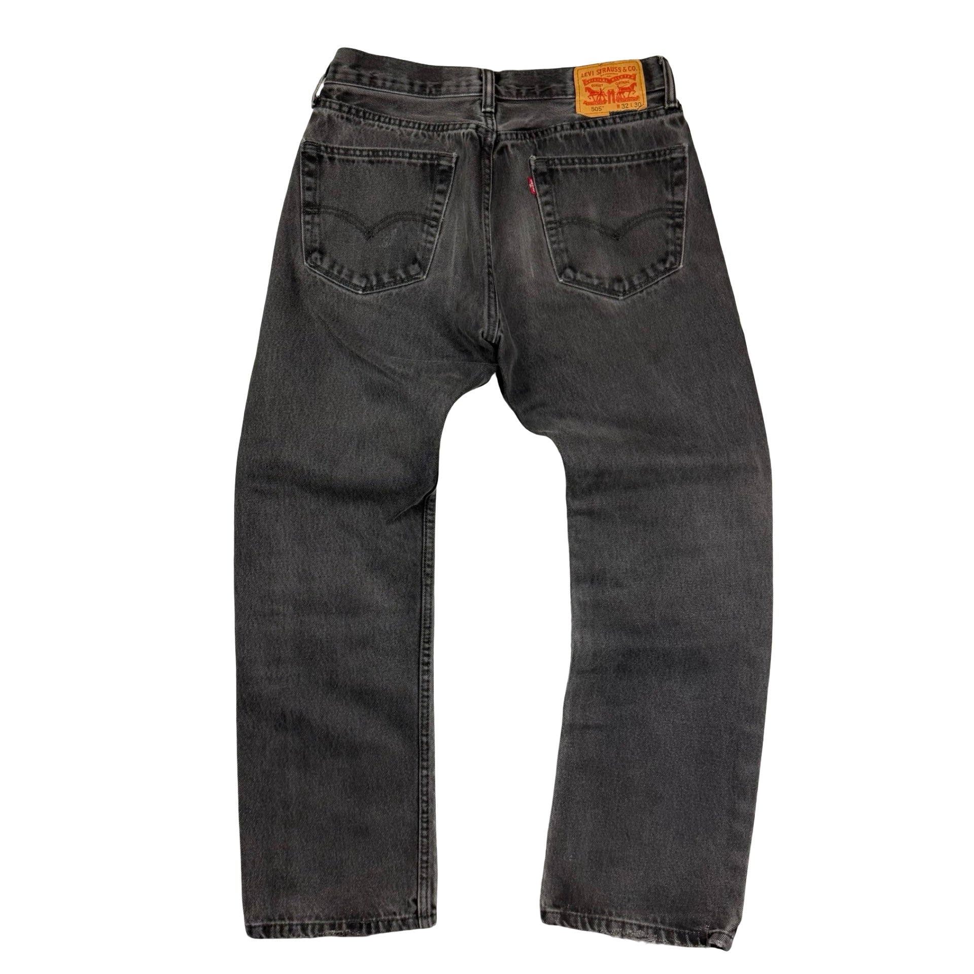 Vintage Levi’s 505 Distressed Denim Jeans Black