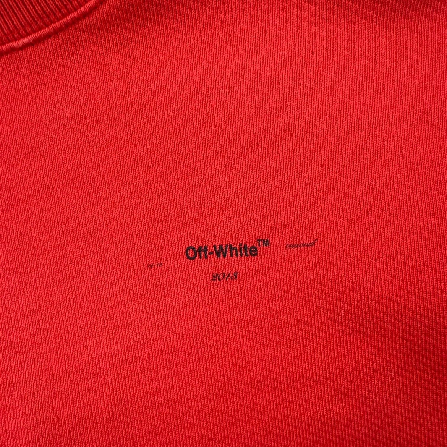 Off-White Crewneck Red