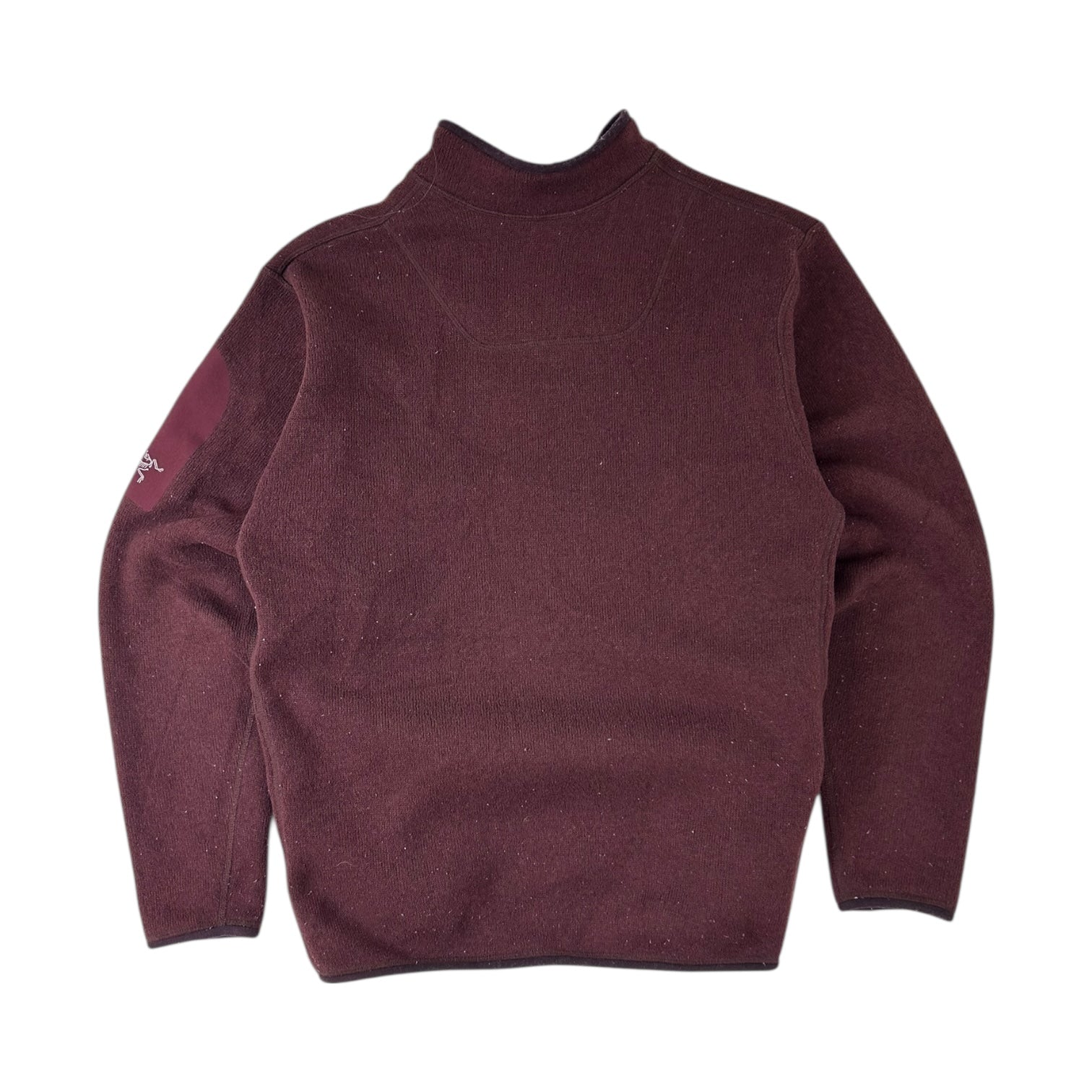 Arc'teryx 1/4 Zip Polartec Fleece Pullover Jacket Burgundy