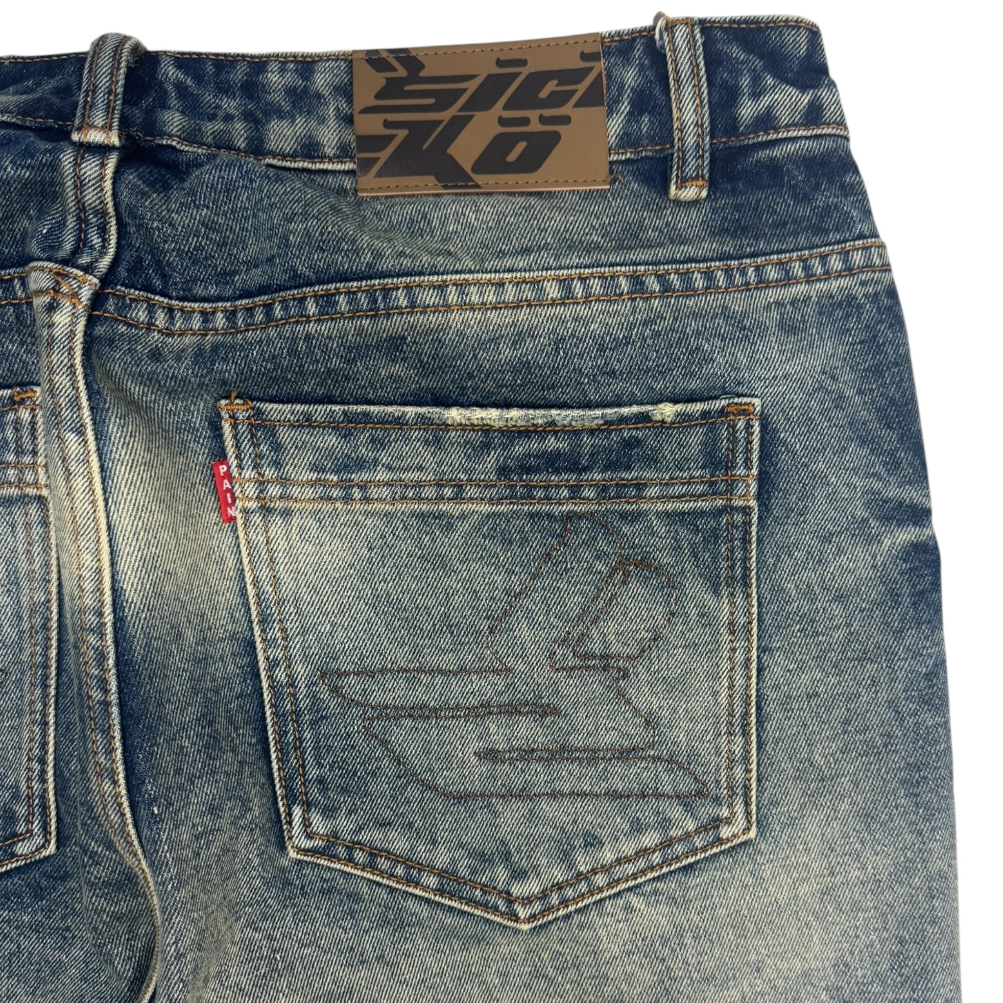 Sicko Born from Pain Chainstitched Denim