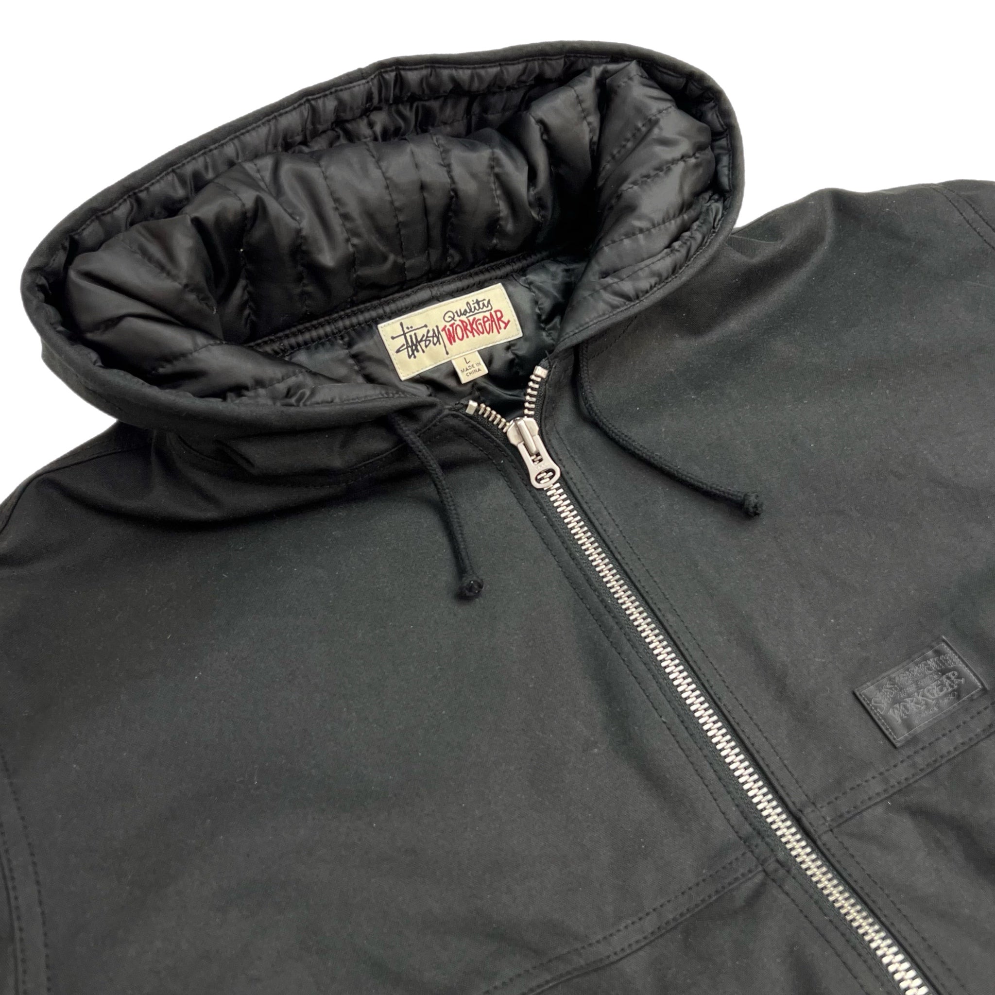 Stussy Waxed Cotton Work Jacket Black FW25