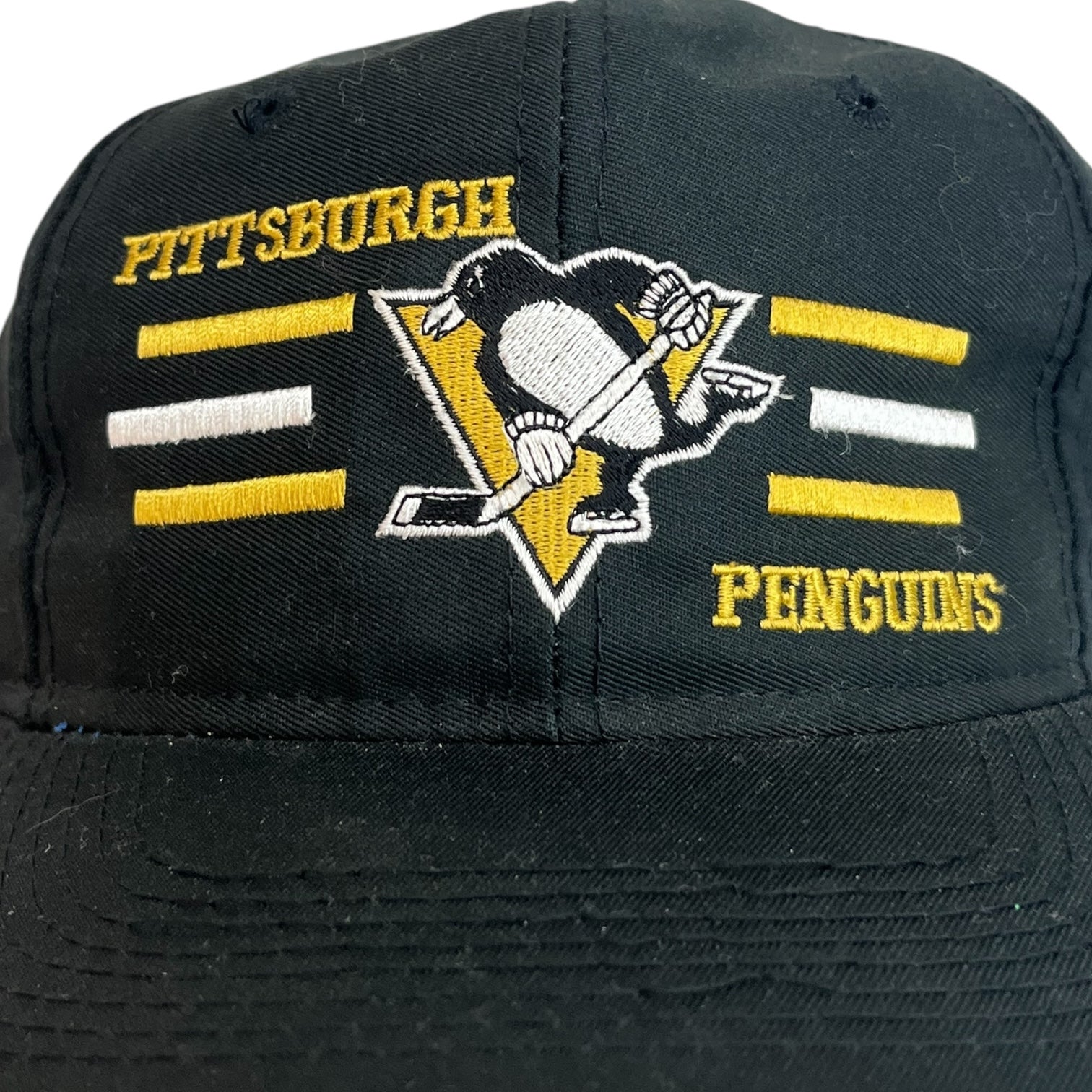 Vintage Pittsburgh Penguins Hat Black