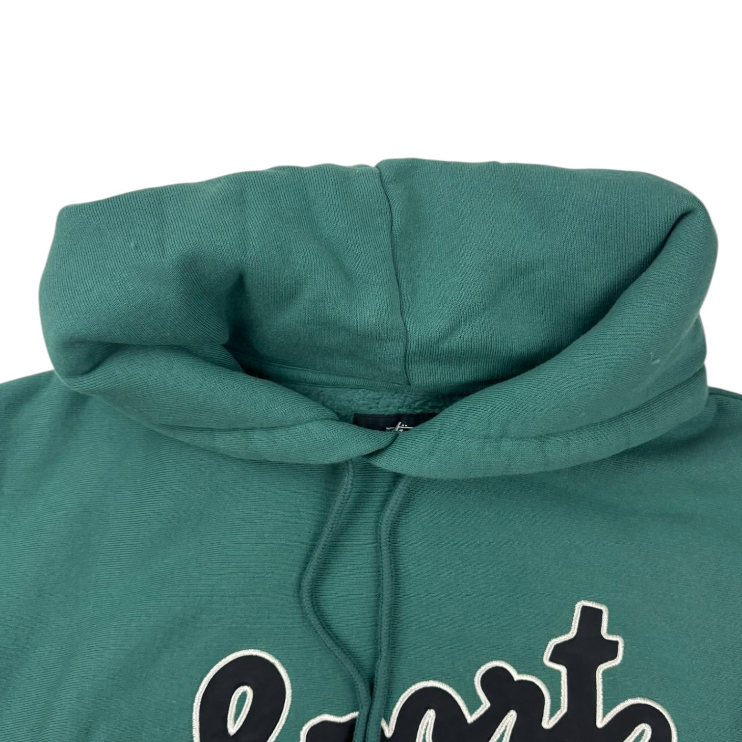 Stussy Satin Patch Oversized Hoodie Green