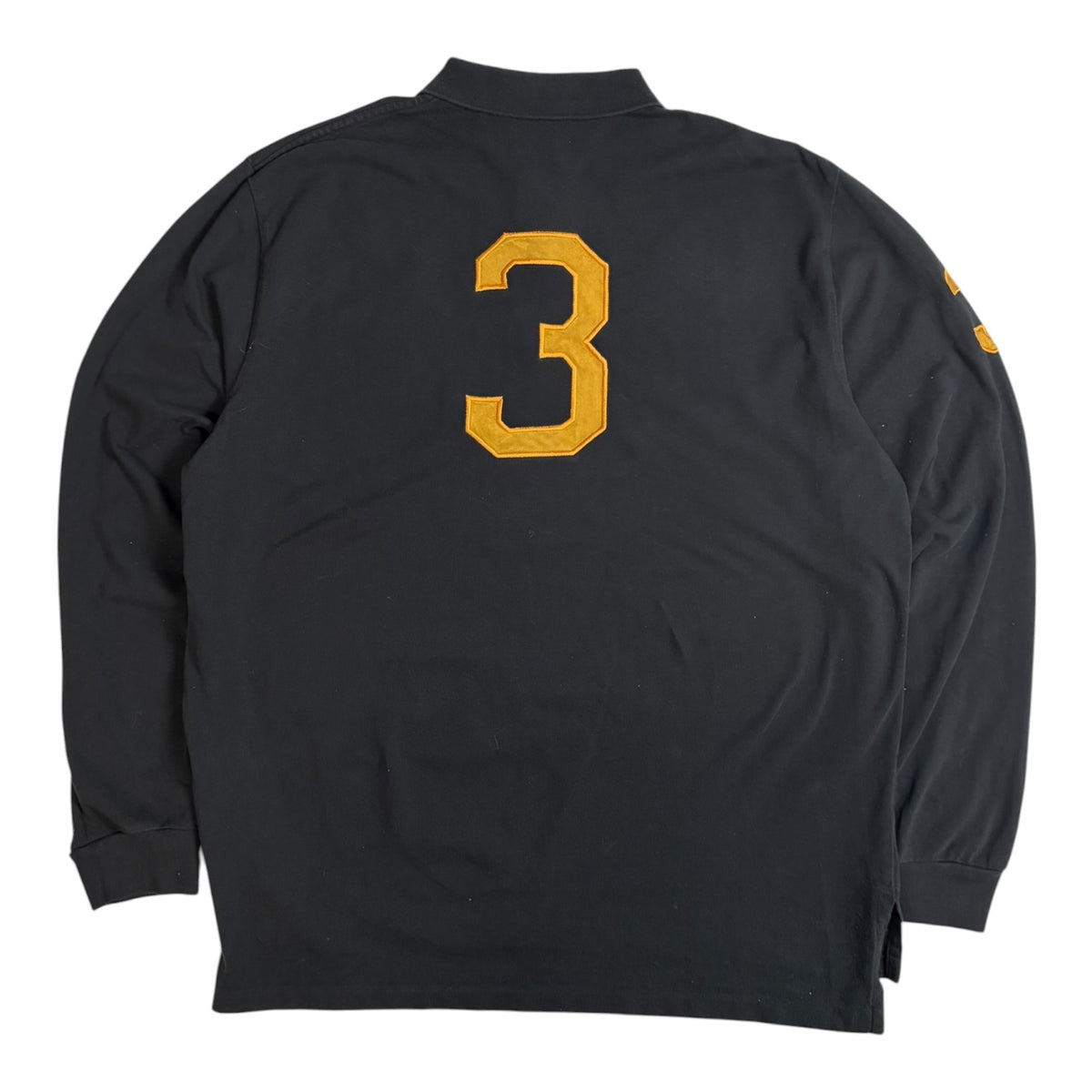 Vintage Polo Ralph Lauren Marcer Rugby #3 Longsleeve Black