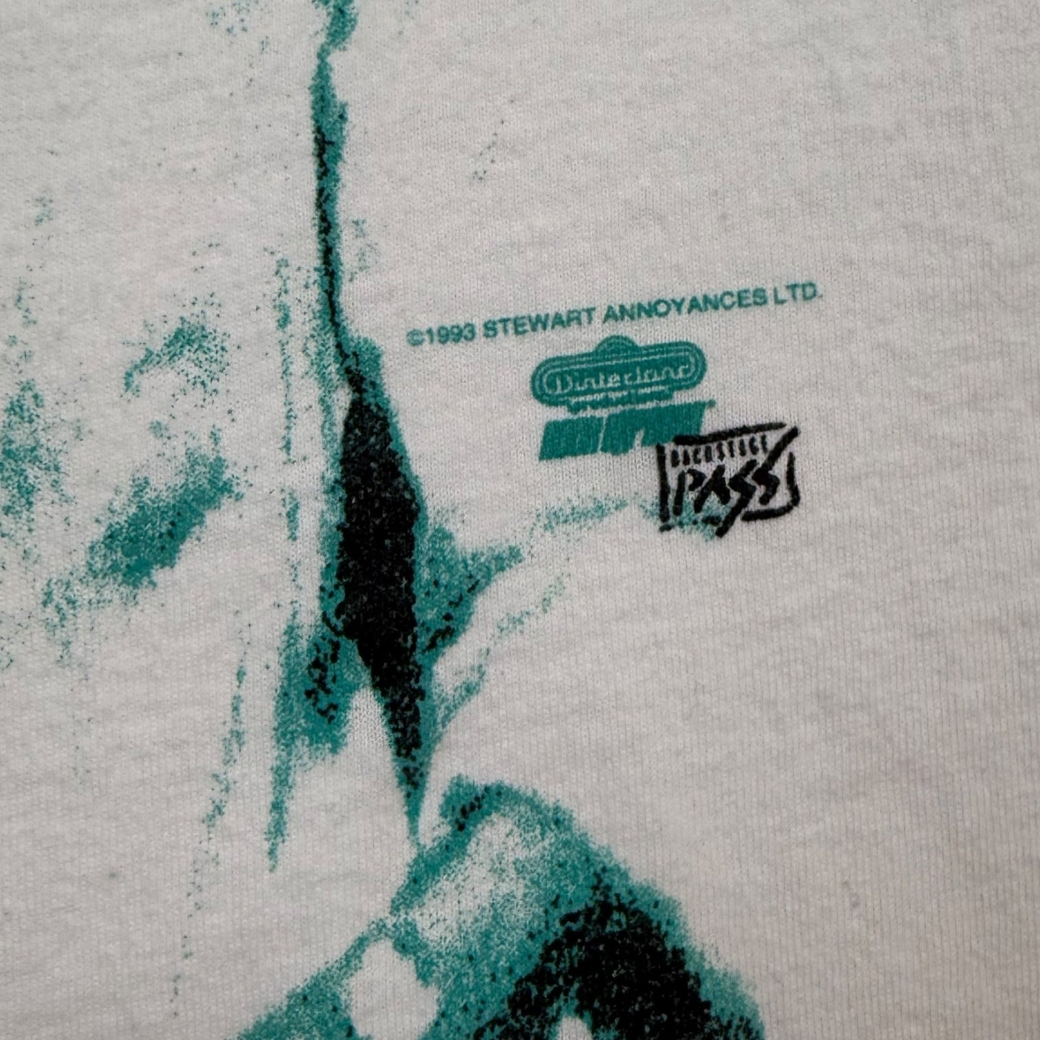 1993 Rod Stewart Tee White