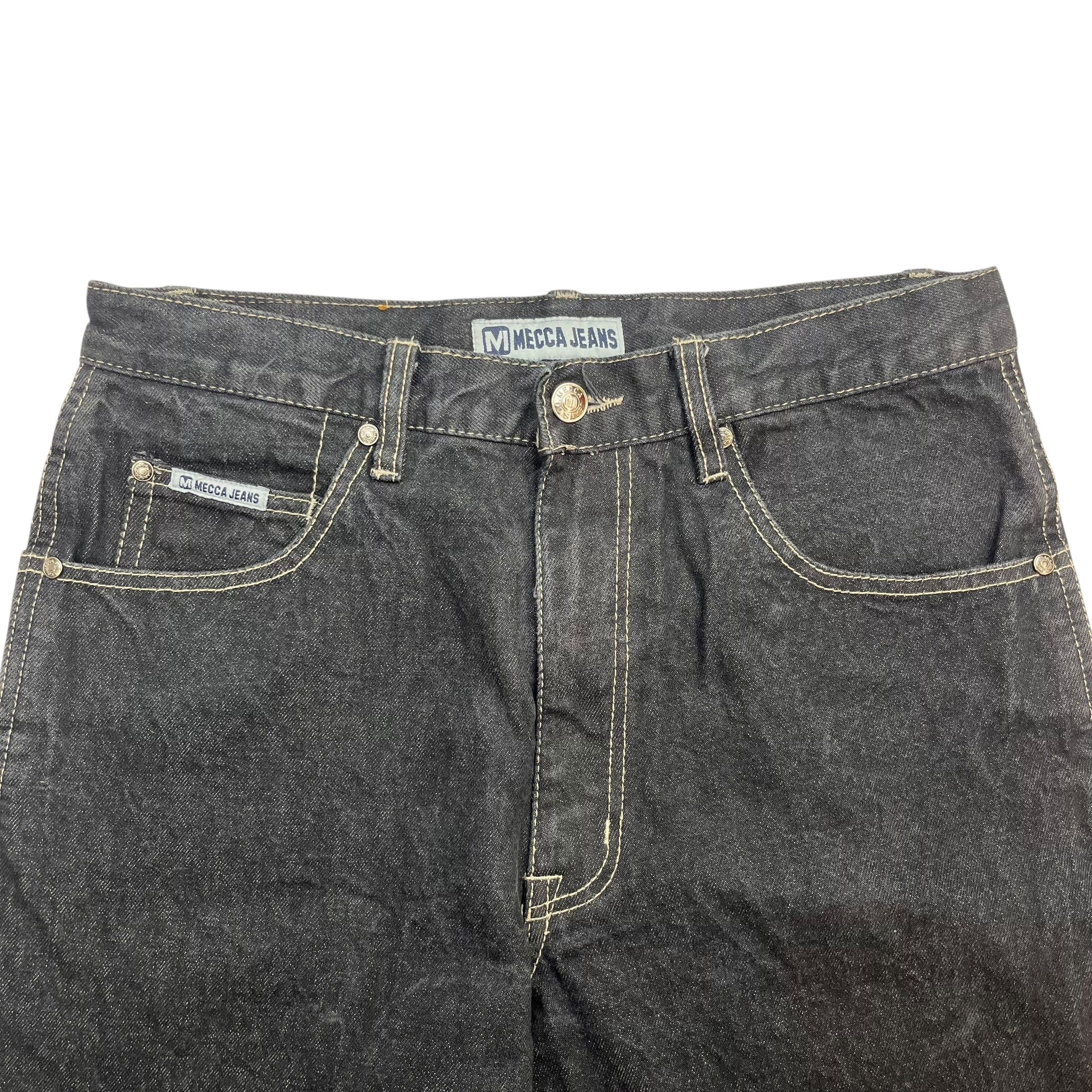 Y2K Mecca Denim Pants Black