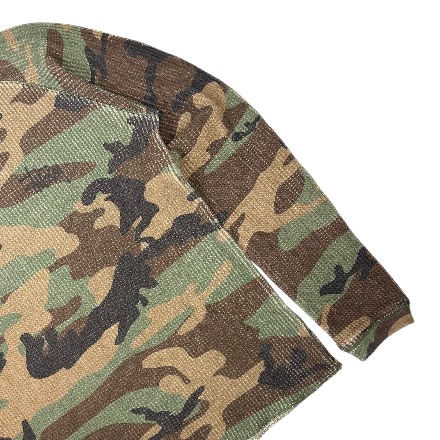 Stüssy Raglan Thermal Woodland Camo